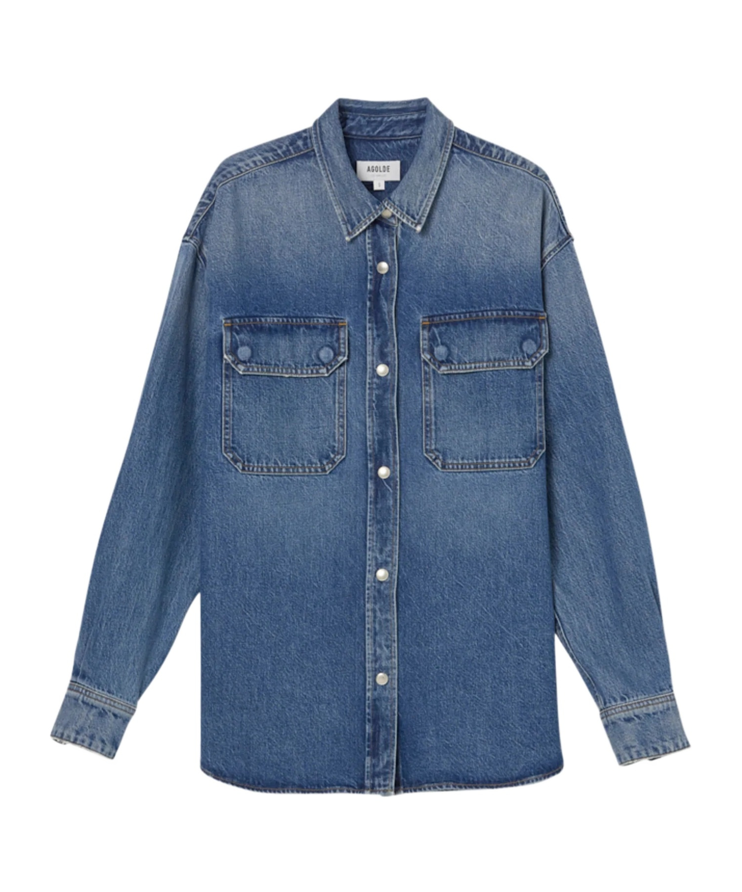 Agolde Long Sleeve Denim Shirt