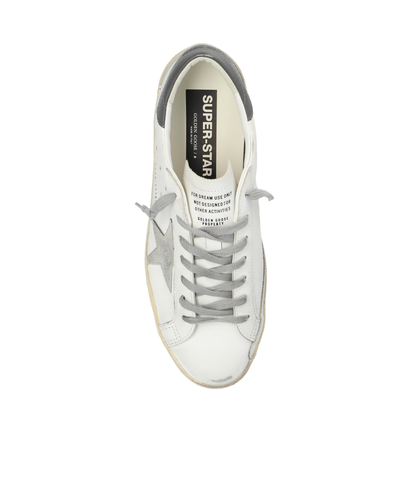 GOLDEN GOOSE SUPER-STAR DISTRESSED SNEAKERS