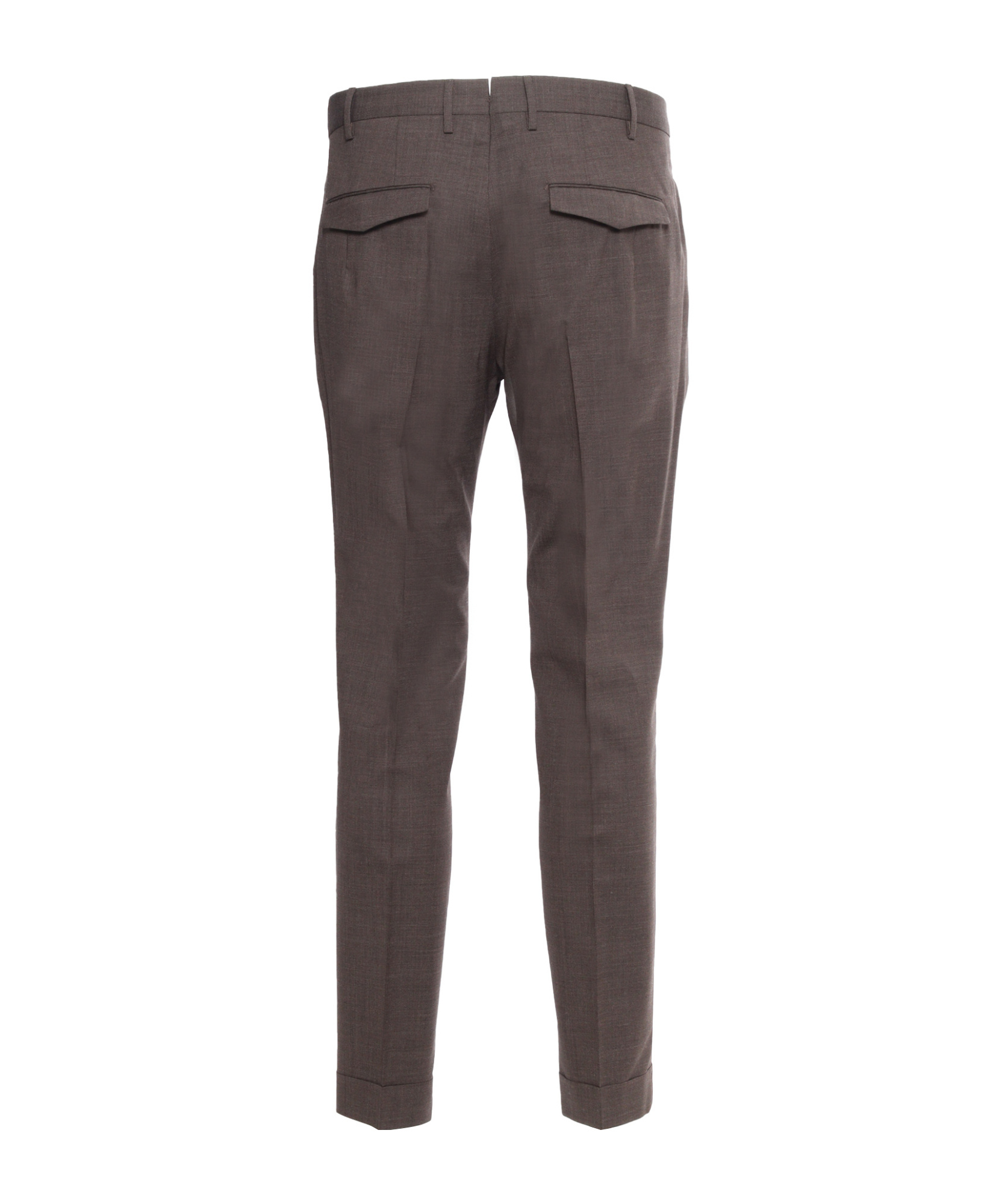 Pt01 Belt Ring Casual Pants In Black