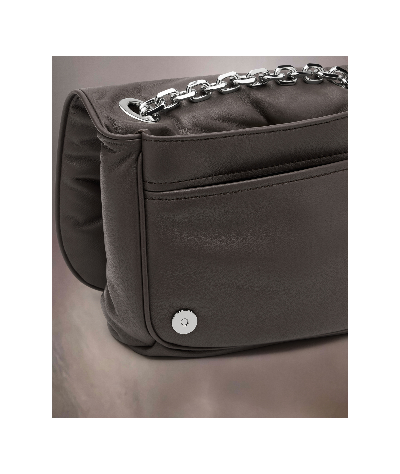 Maison Margiela Glam Slam Quilted Messenger Bag In Black