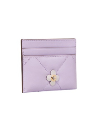 Tory Burch Kira Diamond Quilt Clover Card Case