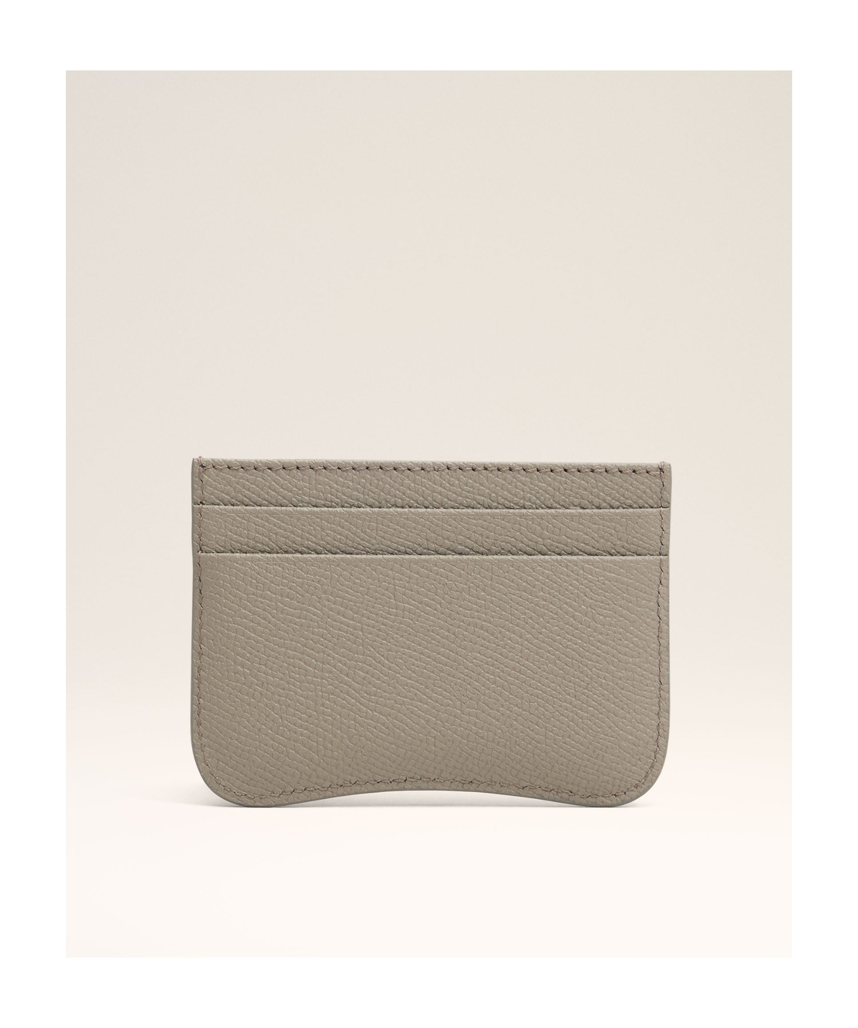 Ami Alexandre Mattiussi Logo Card Holder In Nude