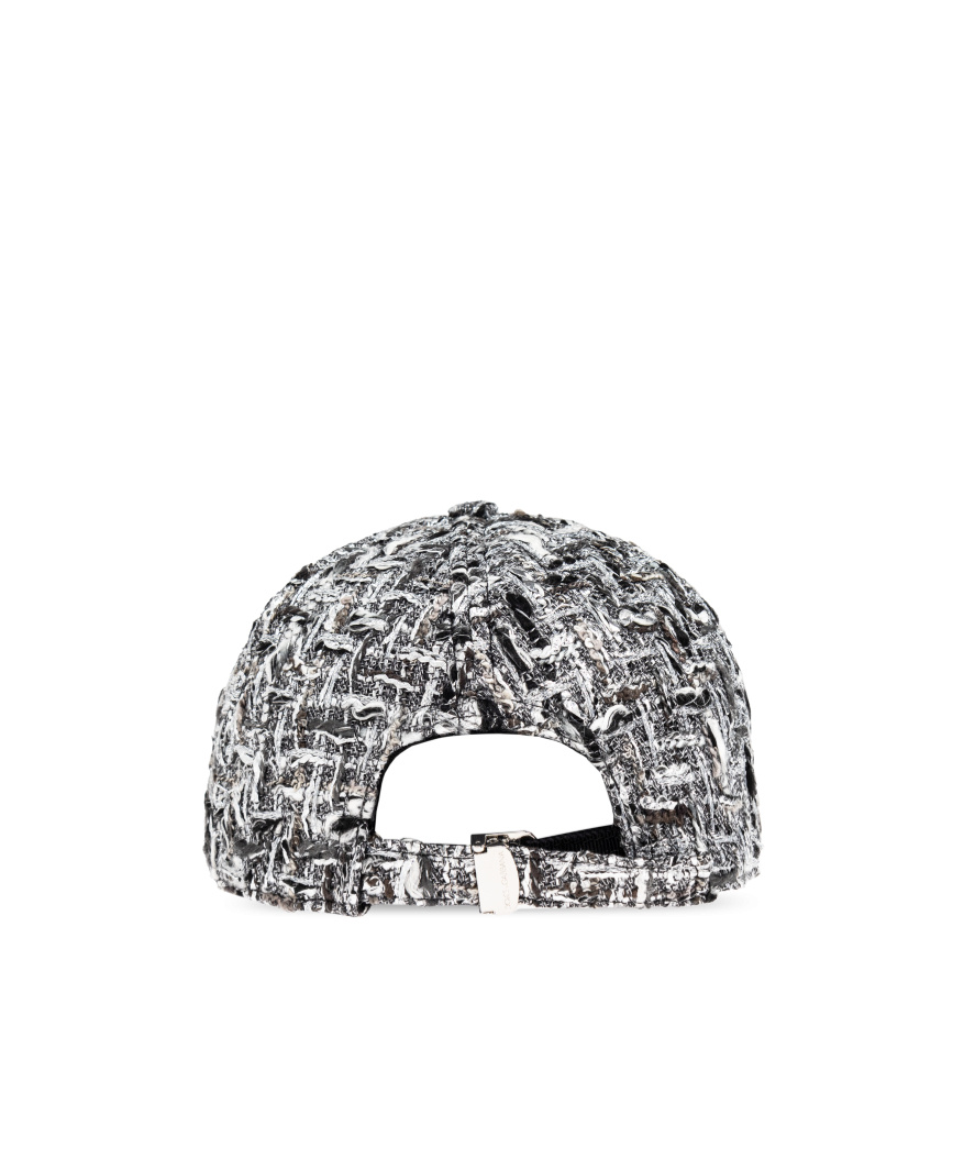 Shop Dolce & Gabbana Sequinned Cap In Gray