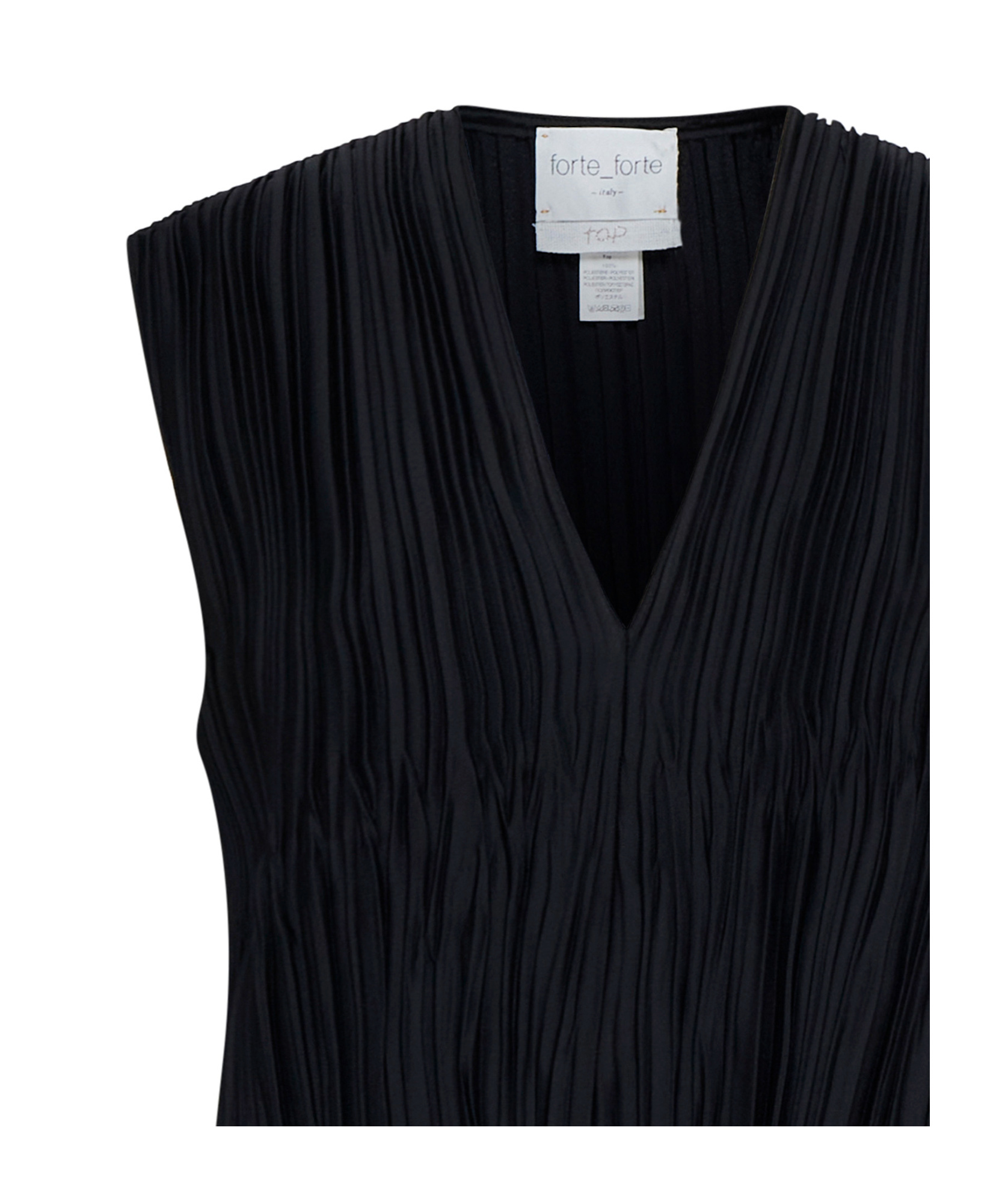 Shop Forte Forte V-neck Blouse In Black