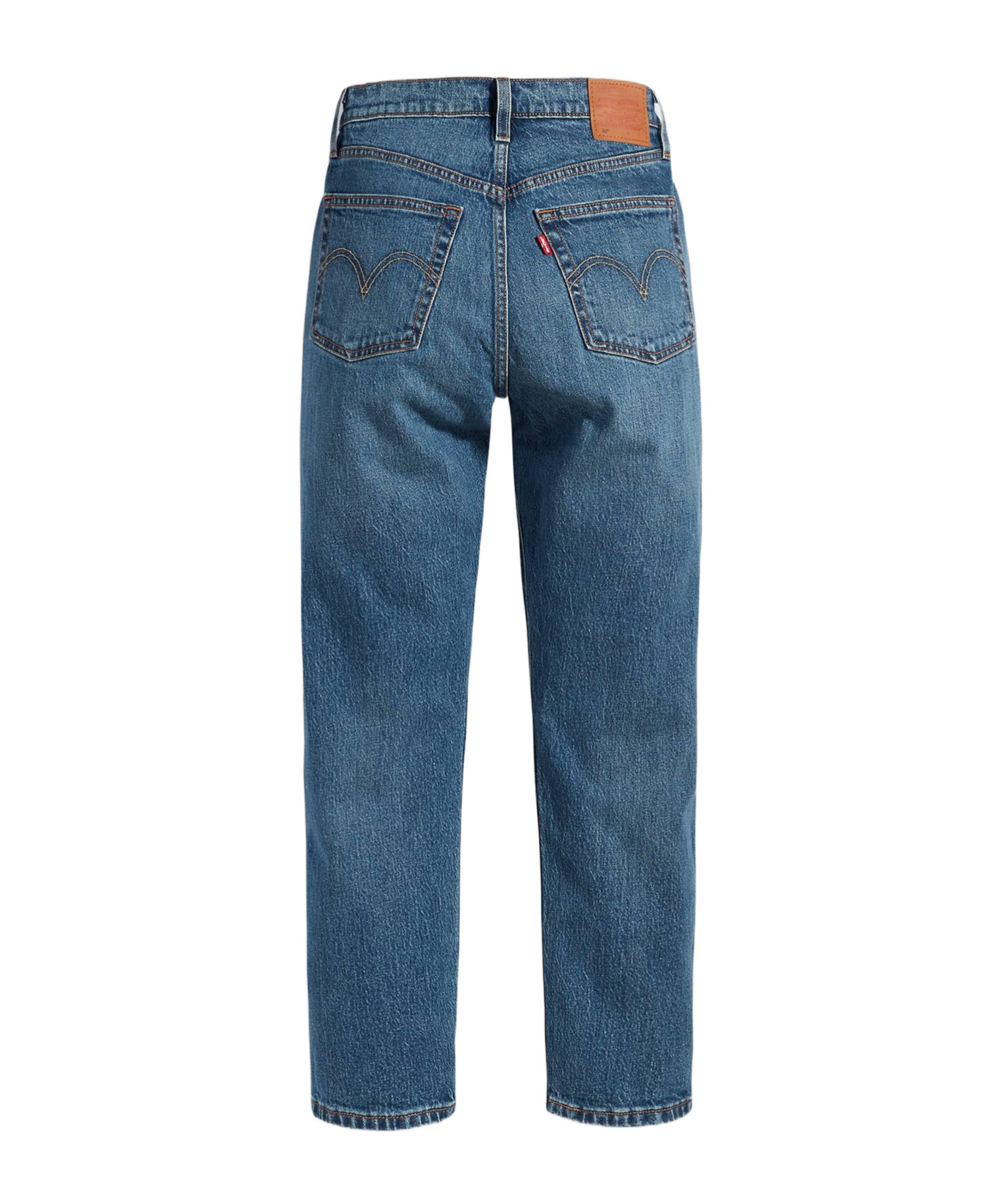 Shop Levi's 501 Cropped Jeans In Blue