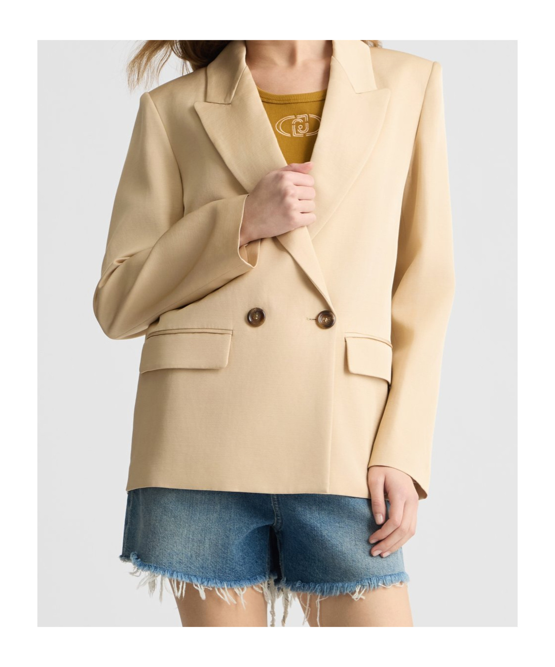 Shop Liu •jo Double-breasted Blazer