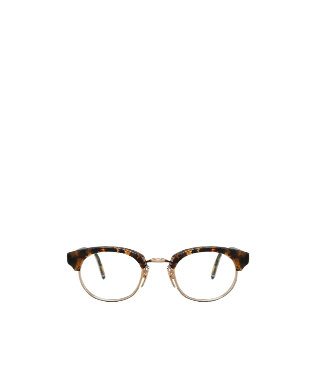 Thom Browne Elliptical Frame Flat Mirror In Black