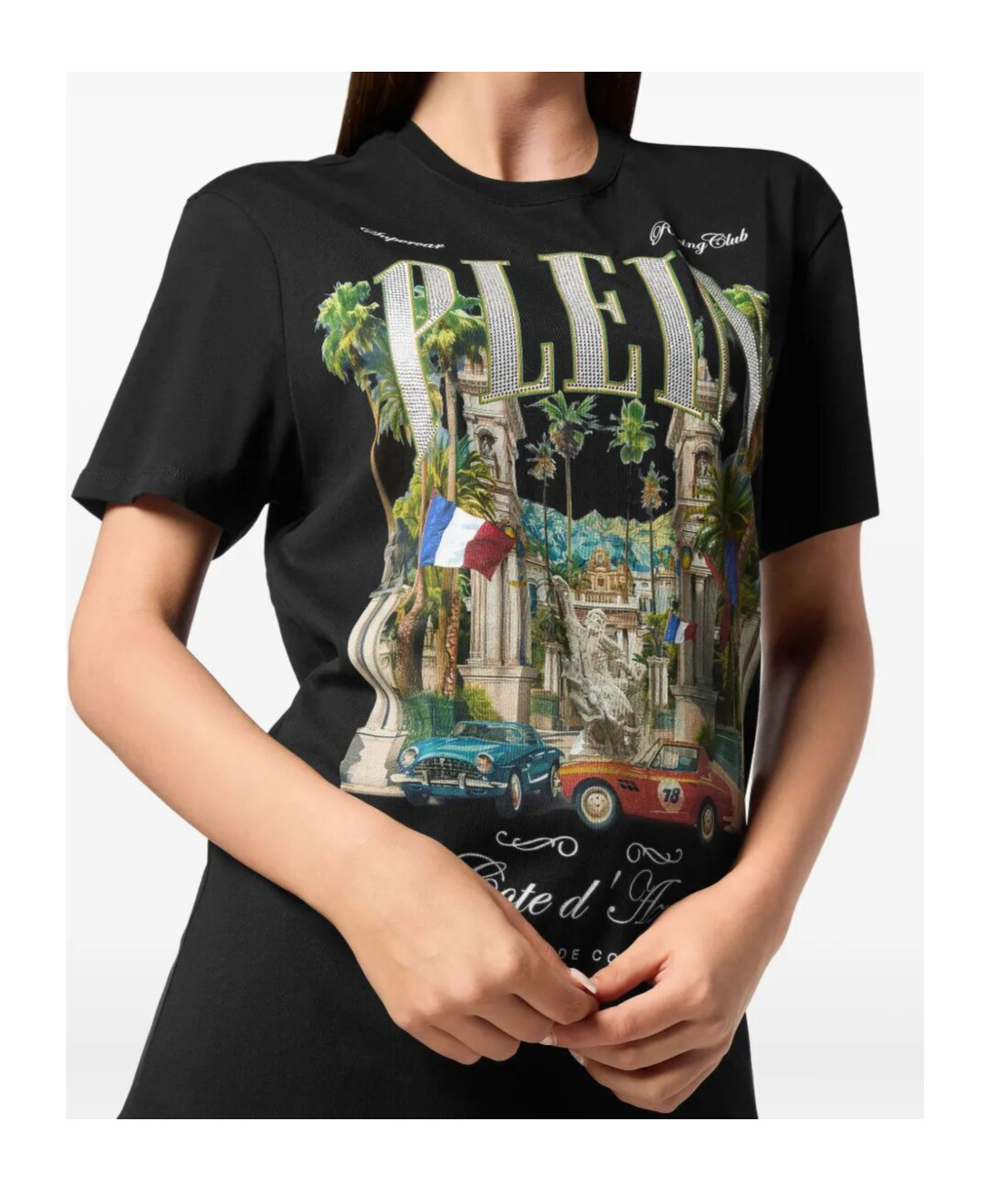 Shop Philipp Plein Sexy Pure Vintage Racing T-shirt