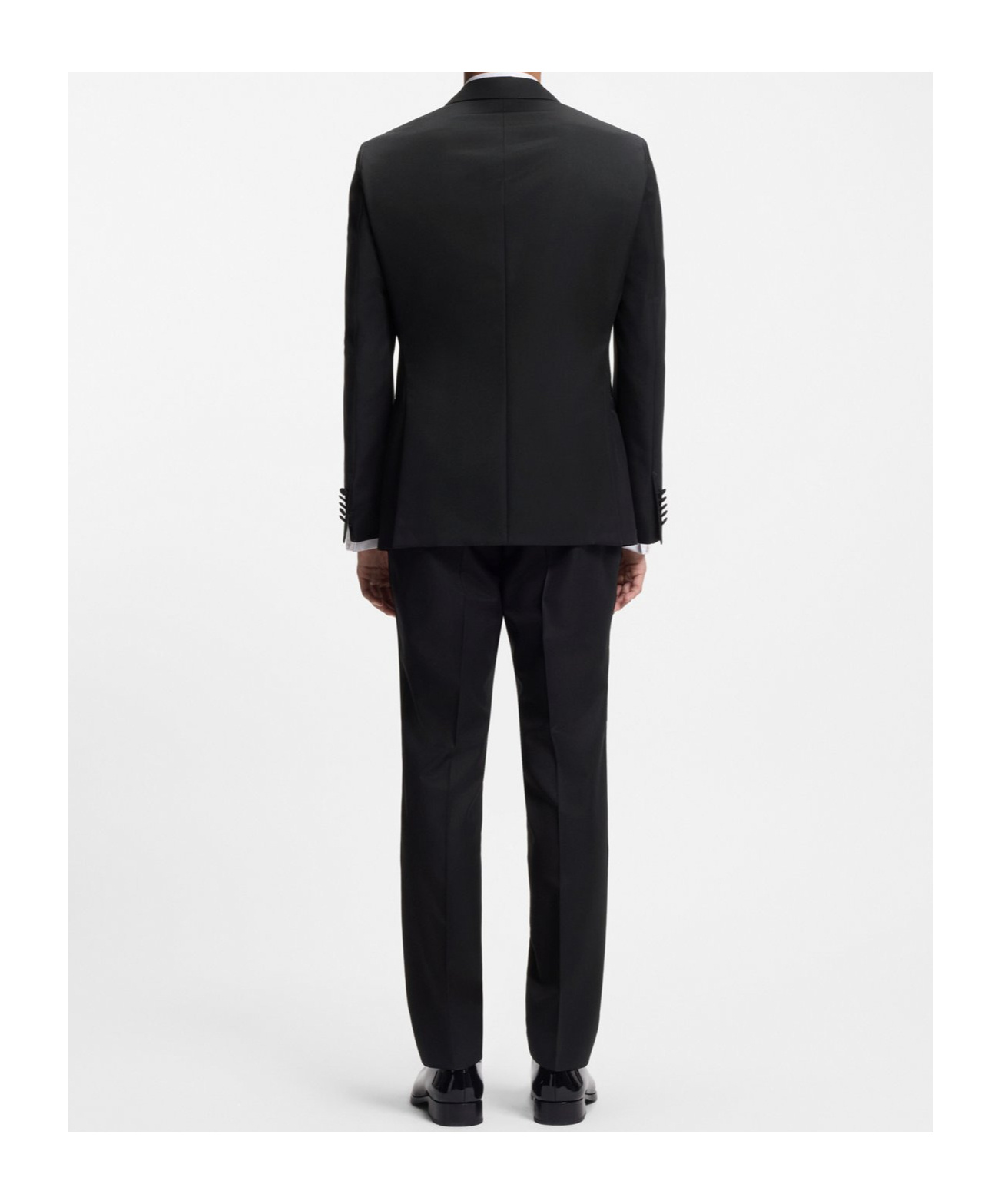 Hugo Boss Long-sleeved Suit In Black