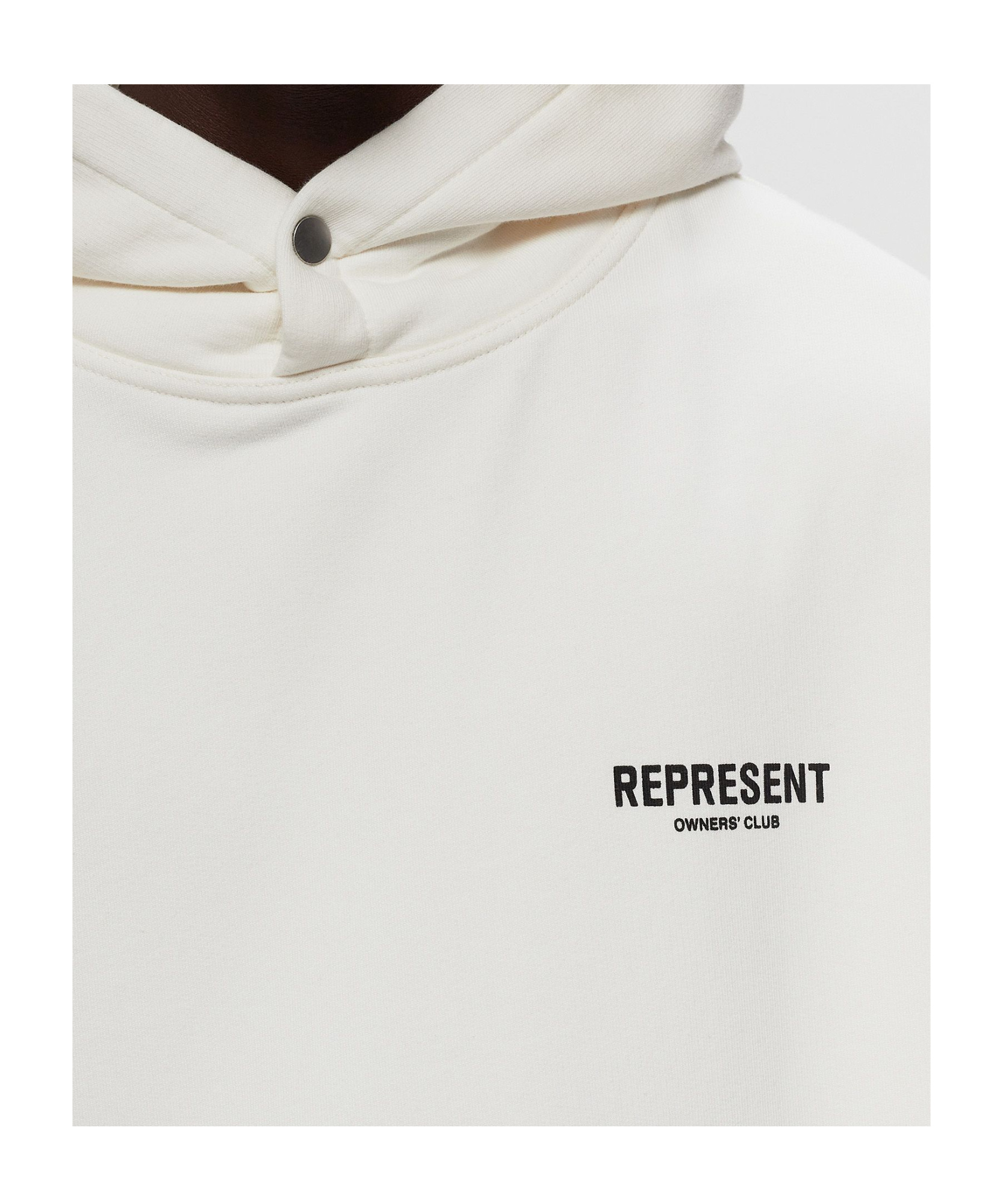 Represent Hooded Sweater In White