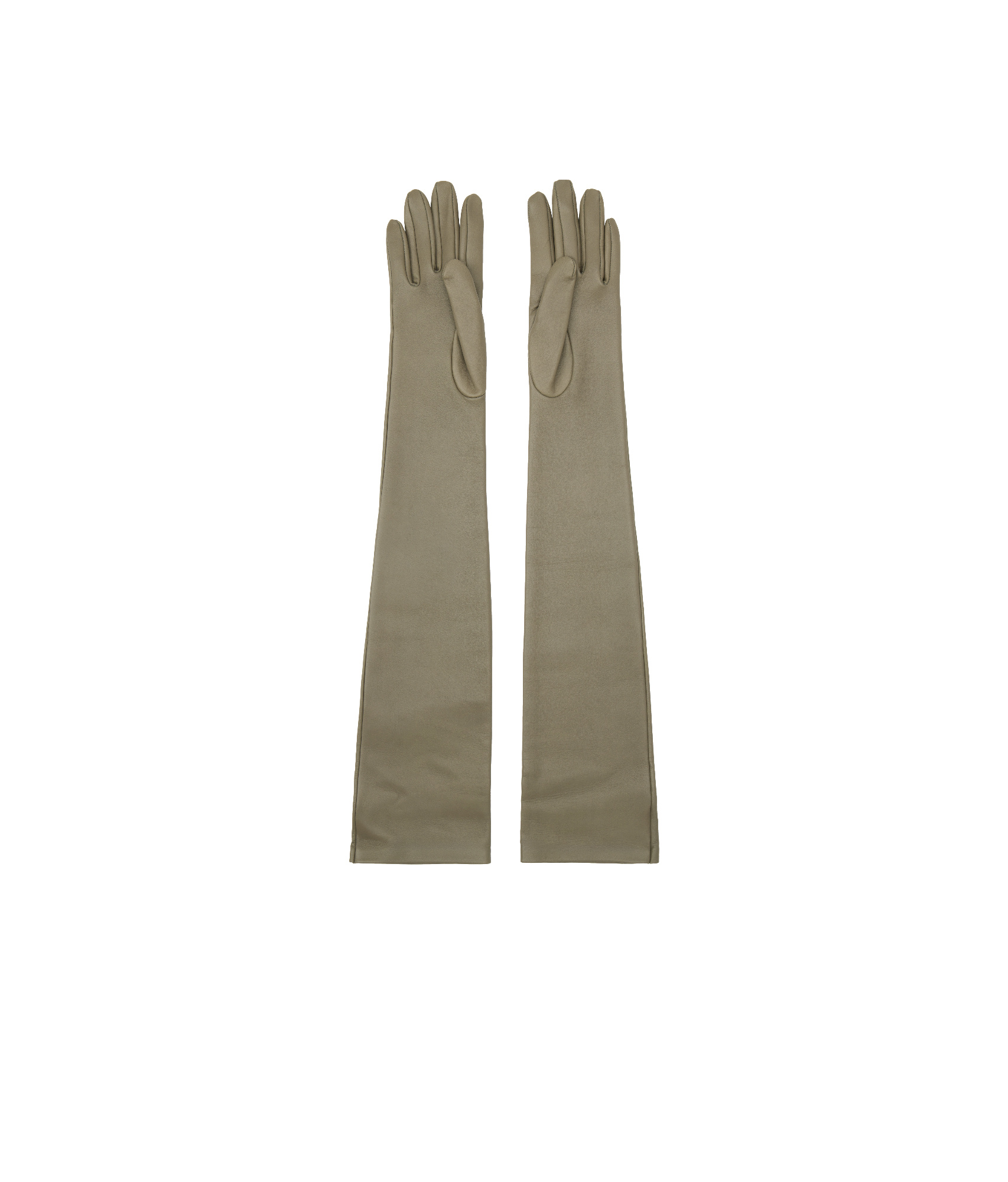 The Row Simon Gloves In Gray
