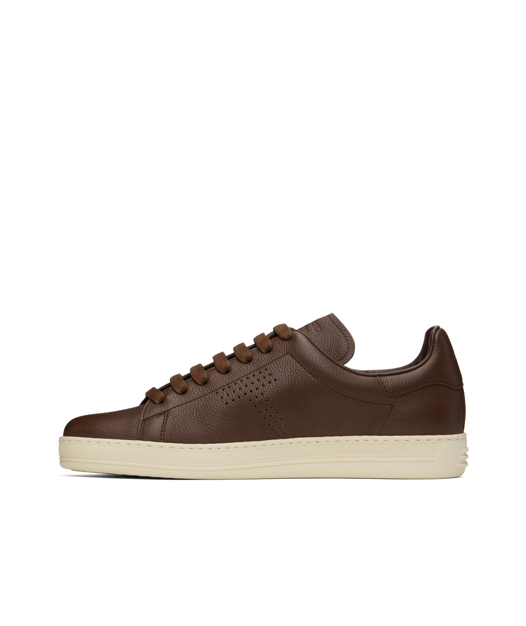Tom Ford Brown Warwick Crocodile-embossed Sneakers In Green