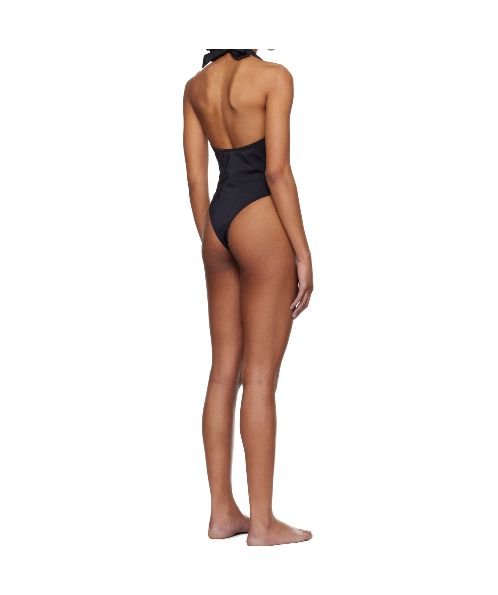 BALMAIN BUTTON-DETAILING SWIMSUIT 