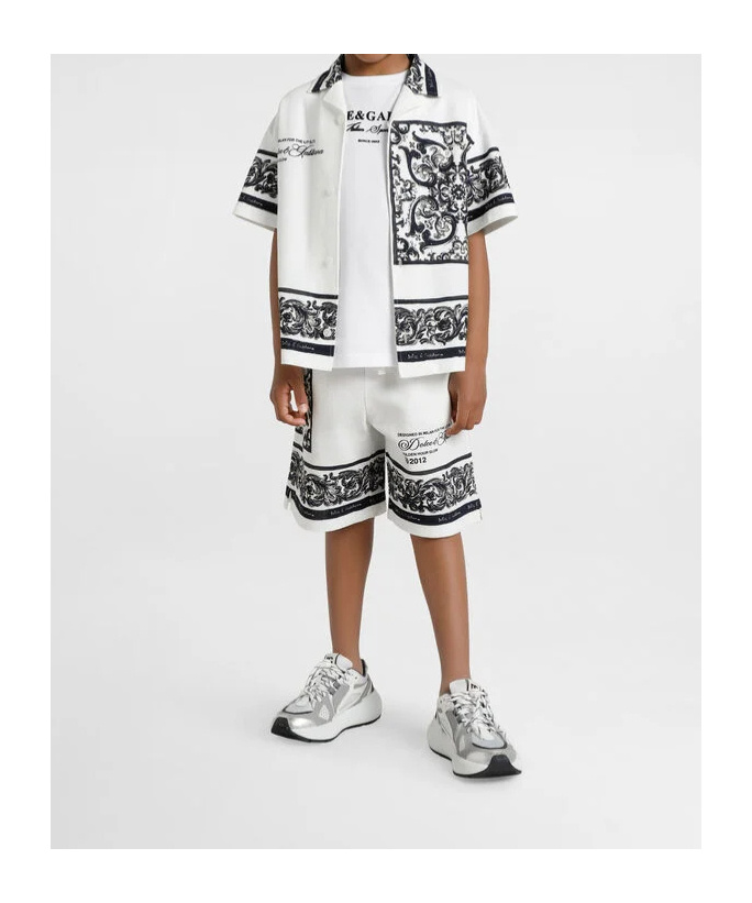 Dolce & Gabbana Bandana-print Shirt In Multi