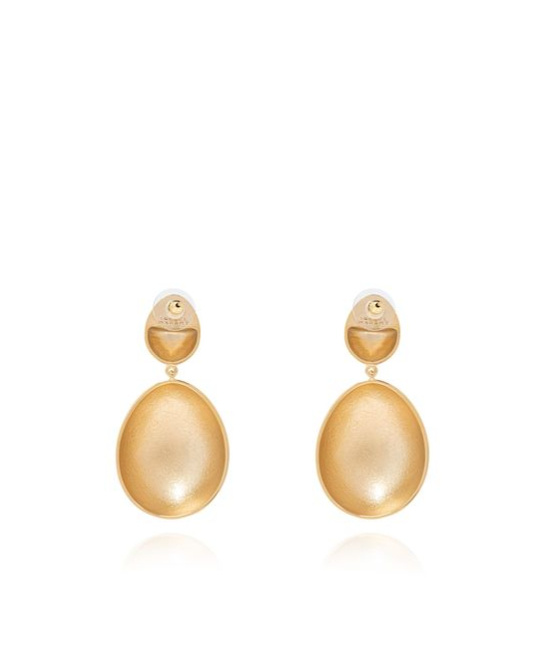 Isabel Marant Awa Earrings In Yellow