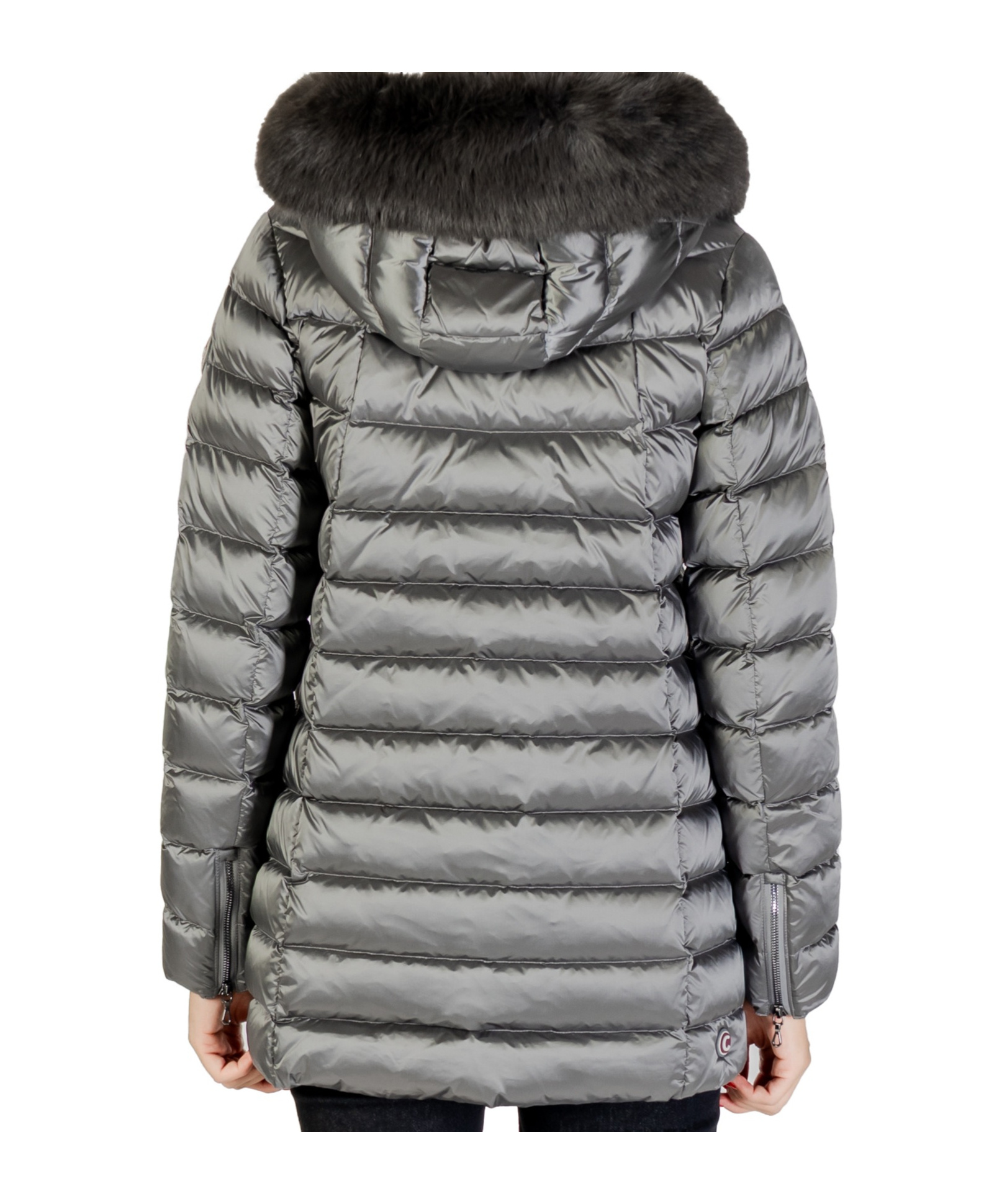 Colmar Originals Hooded Down Jacket In Gray