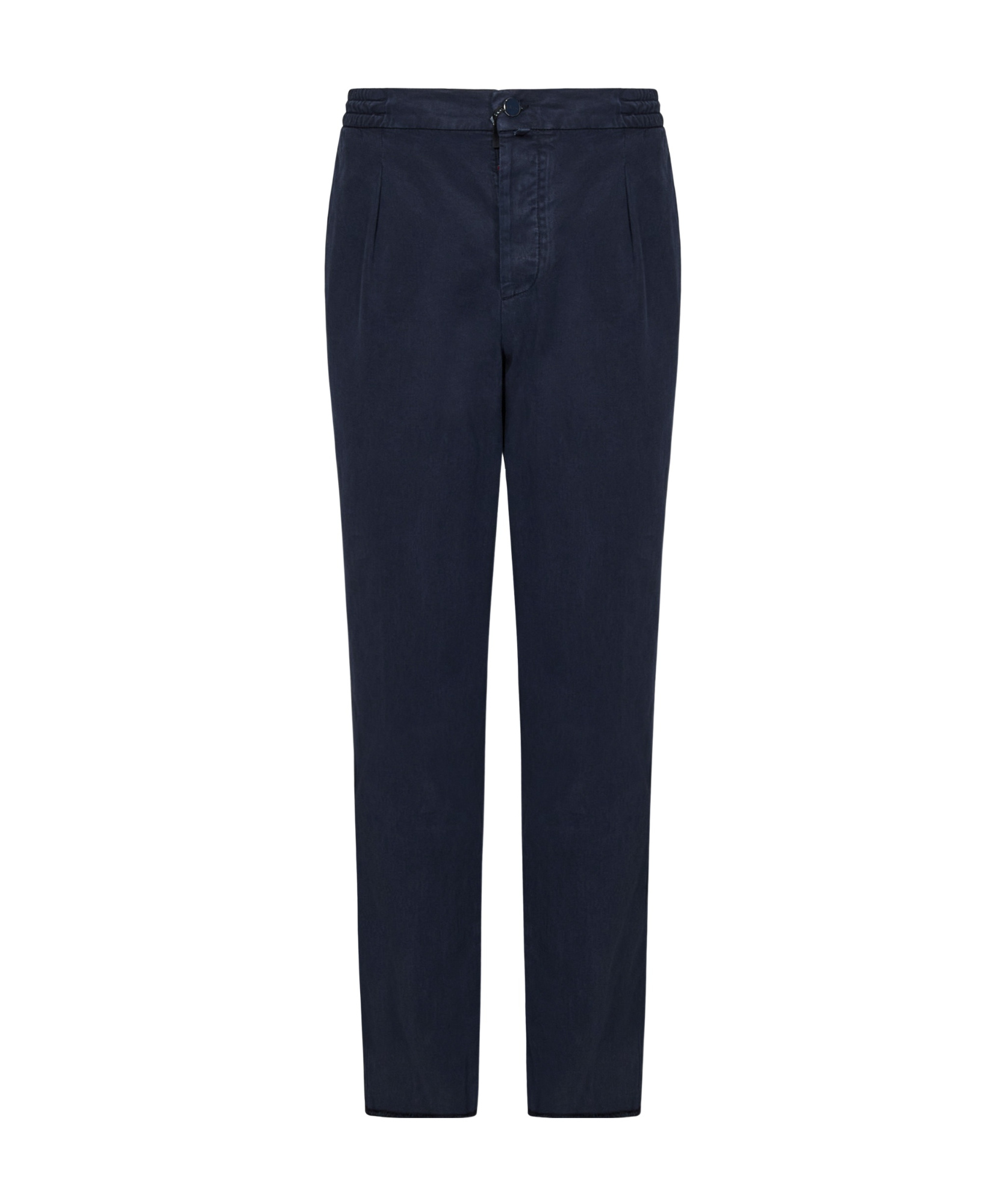 KITON KITON PLEATED DETAIL STRAIGHT LEG TROUSERS 