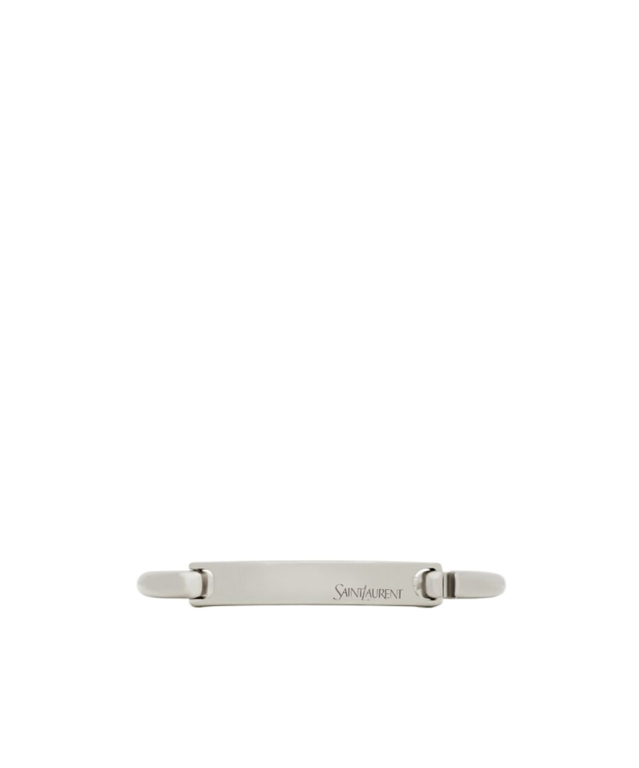 Saint Laurent Logo Bracelet In White