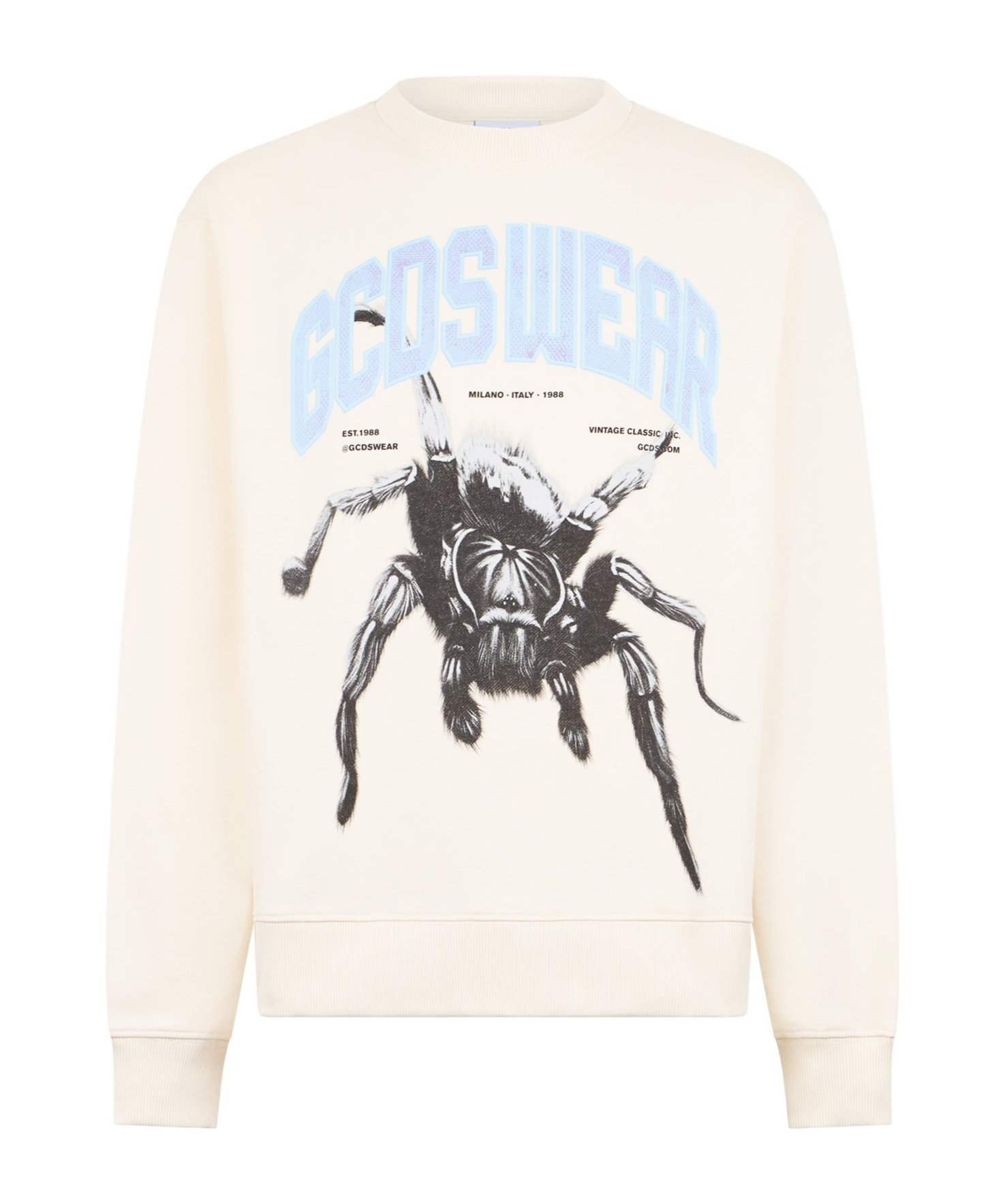 Gcds Spider-print Sweatshirt In Gu Se
