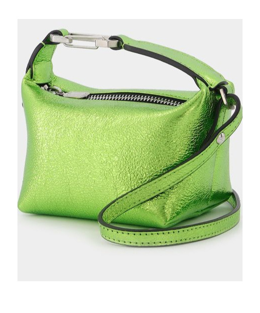 Era Zippered Shoulder Bag In Green
