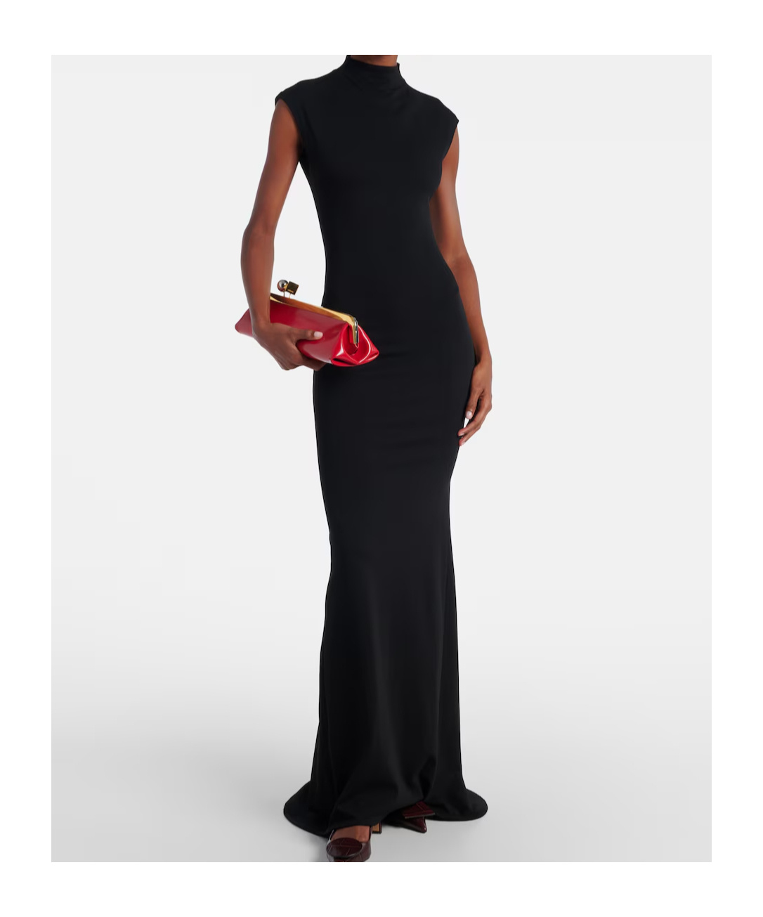 Jacquemus Women Black Long Alba Dress In Black