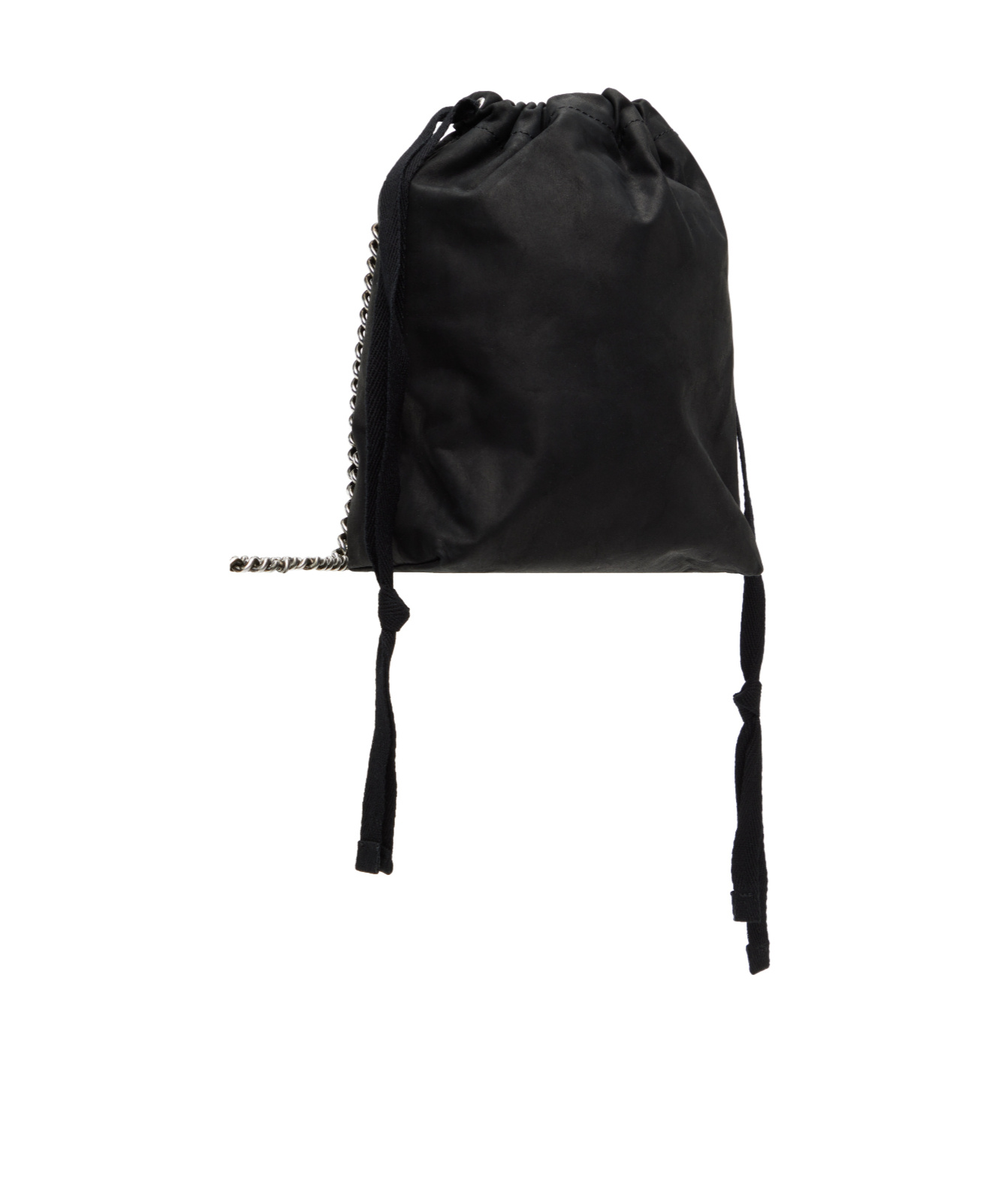Ann Demeulemeester Medium Vide Soft Shoulder Bag In Black