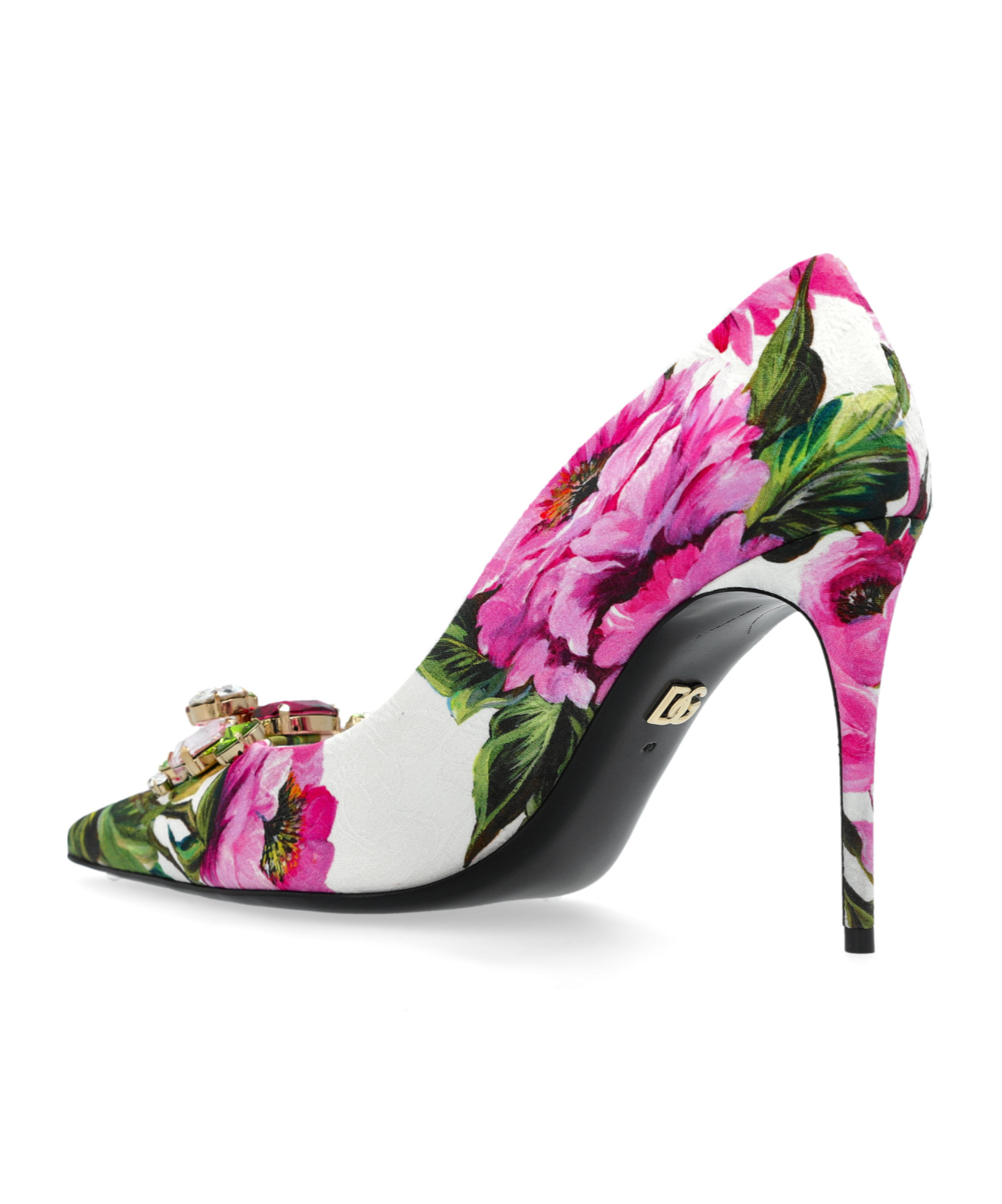 Dolce & Gabbana Pointed High Heels In Multicolor