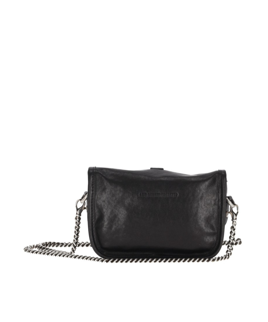 Ann Demeulemeester Flap Shoulder Bag In Black