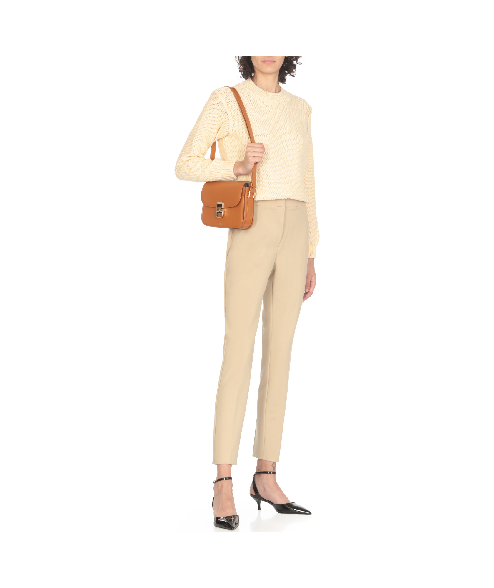 Apc A.p.c. Grace Logo Printed Small Shoulder Bag In Orange