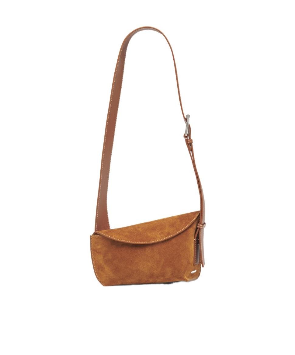 Alexander Mcqueen T-bar Sling Bag In Brown