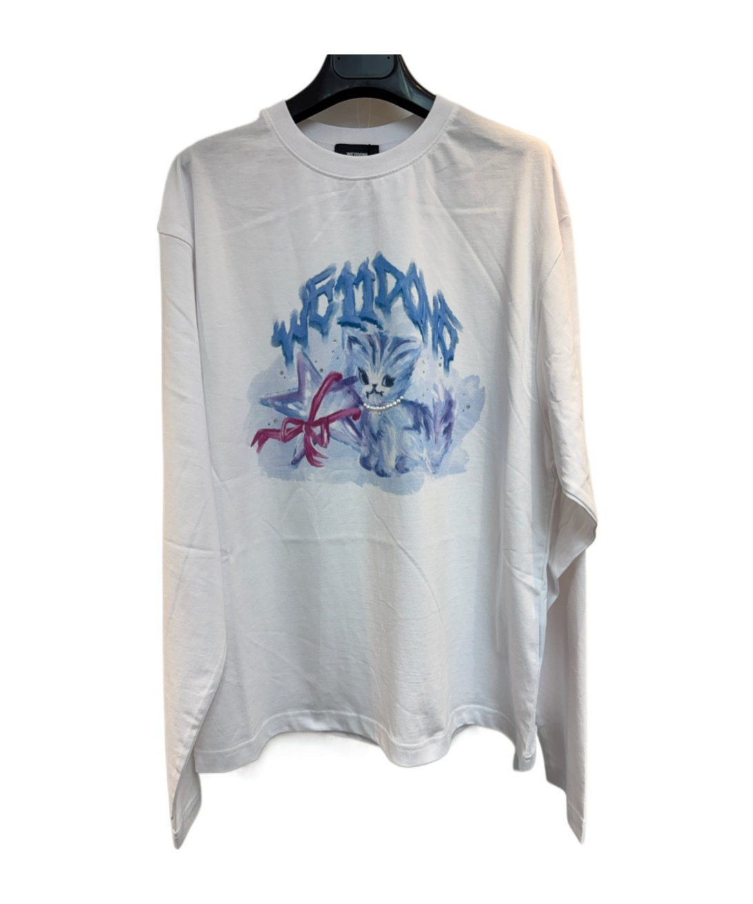 We11 Done Long-sleeved Sweatshirt In Gray