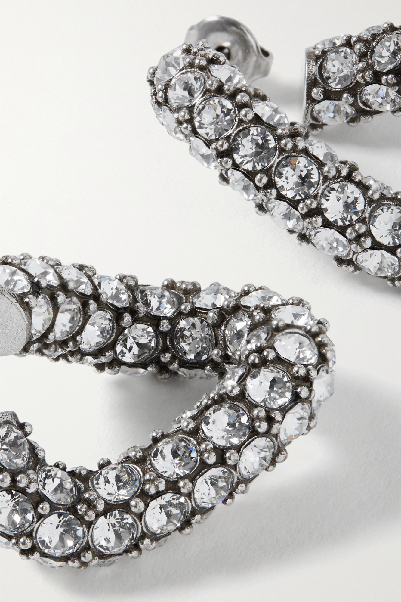 Isabel Marant Funky Ring Crystal-embellished Earrings In Multicolor