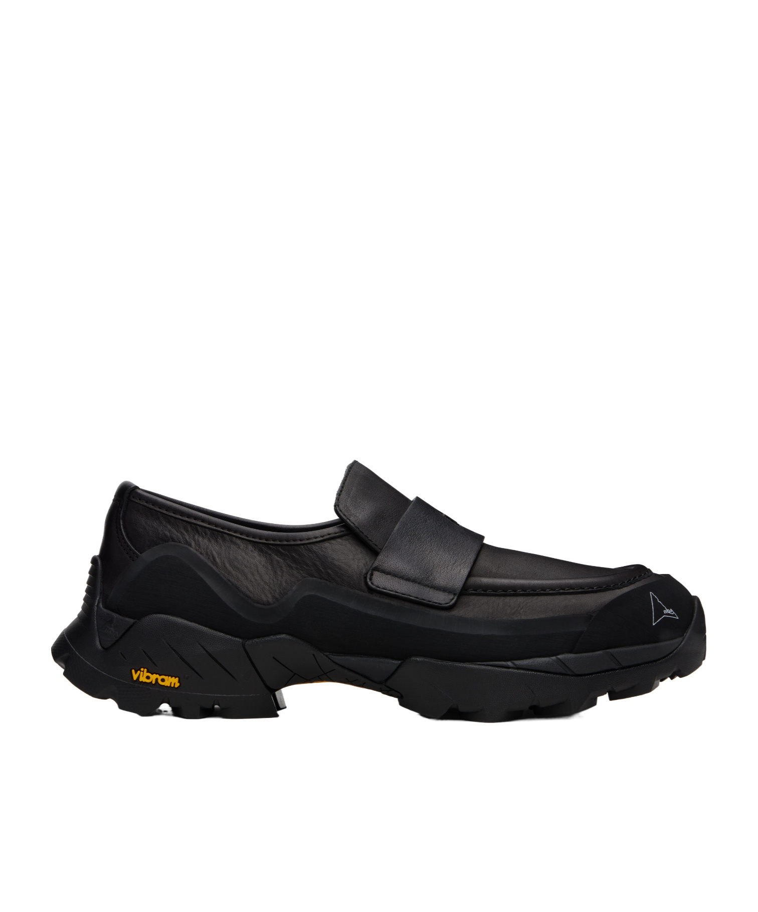 Roa Round-headed Love Shoes In Black