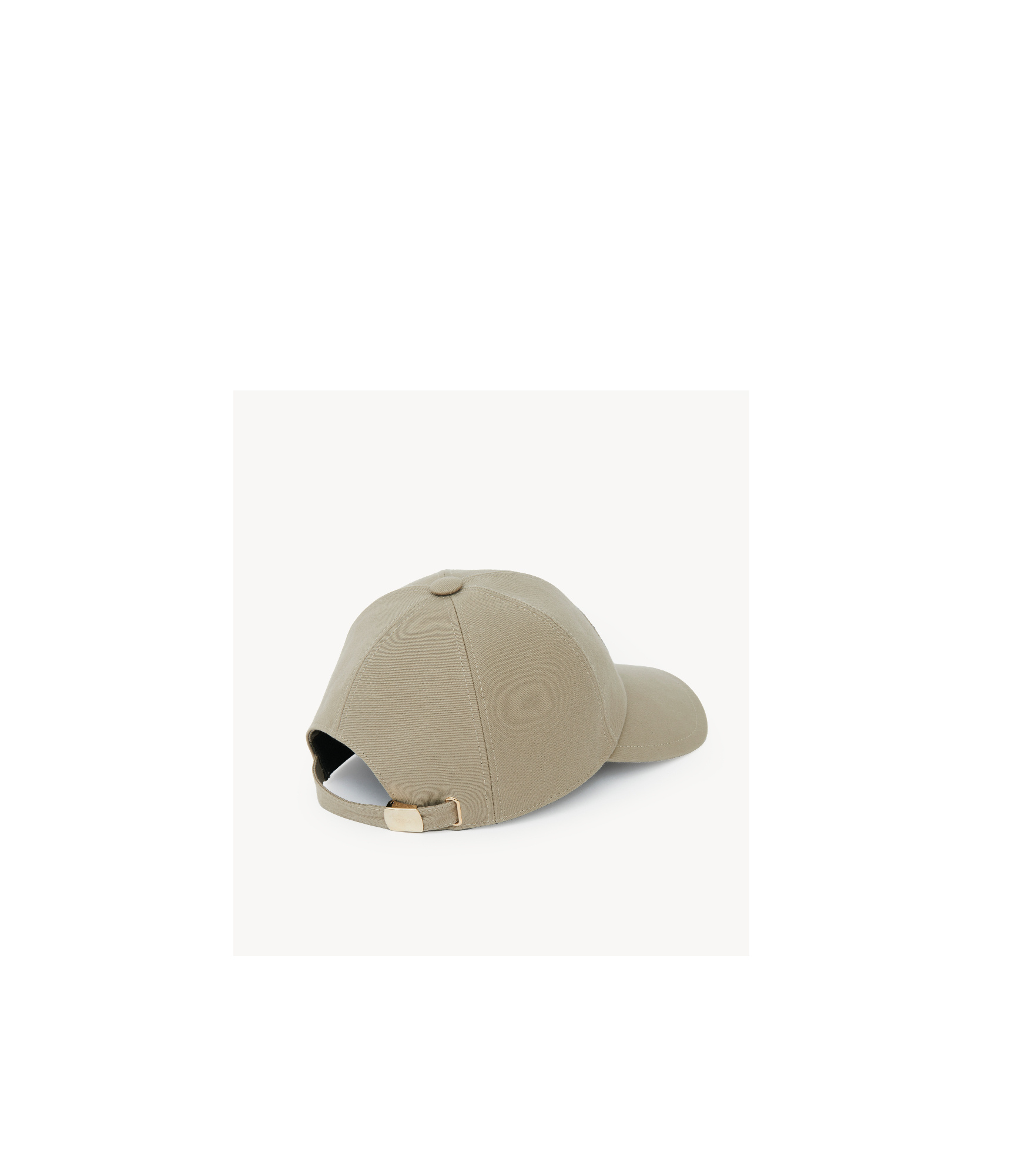 Chloé Logo Hat In Nude