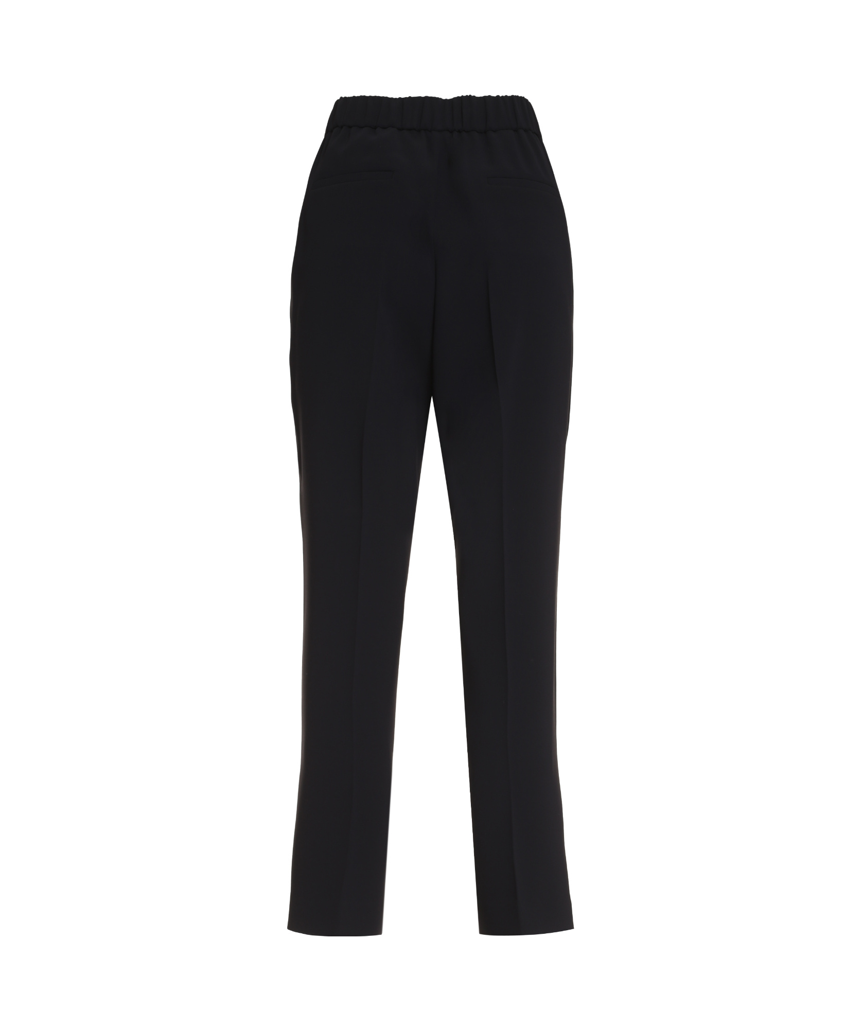 Peserico Cropped Pants In Blue