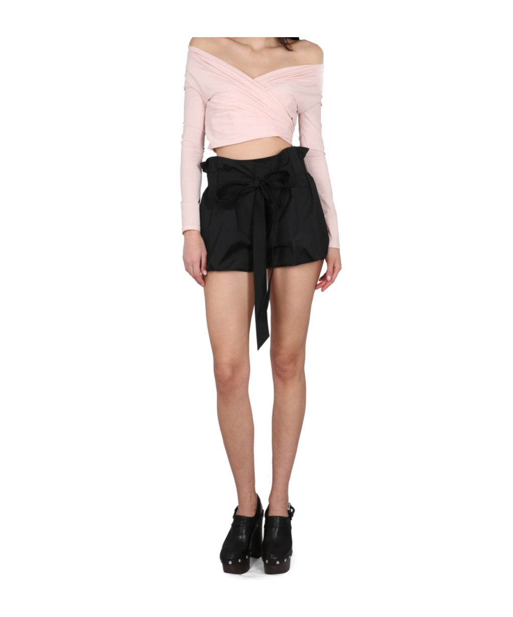 Philosophy Di Lorenzo Serafini Wraparound V-neck Top In Neutral