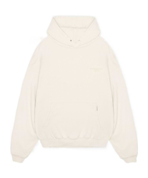 Represent Cotton Hoodie In White