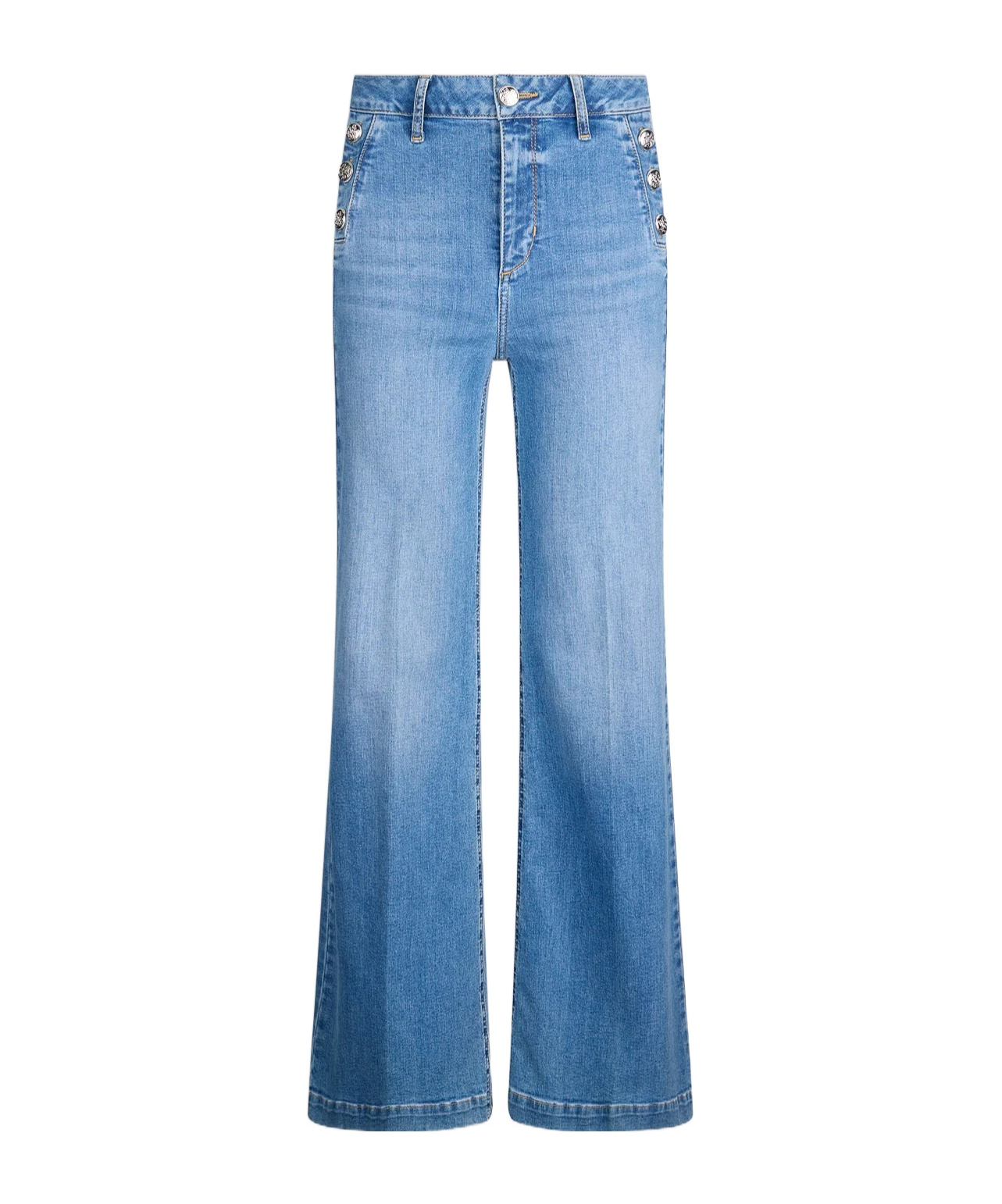 Liu •jo Liu Jo Logo Patch Flared Jeans