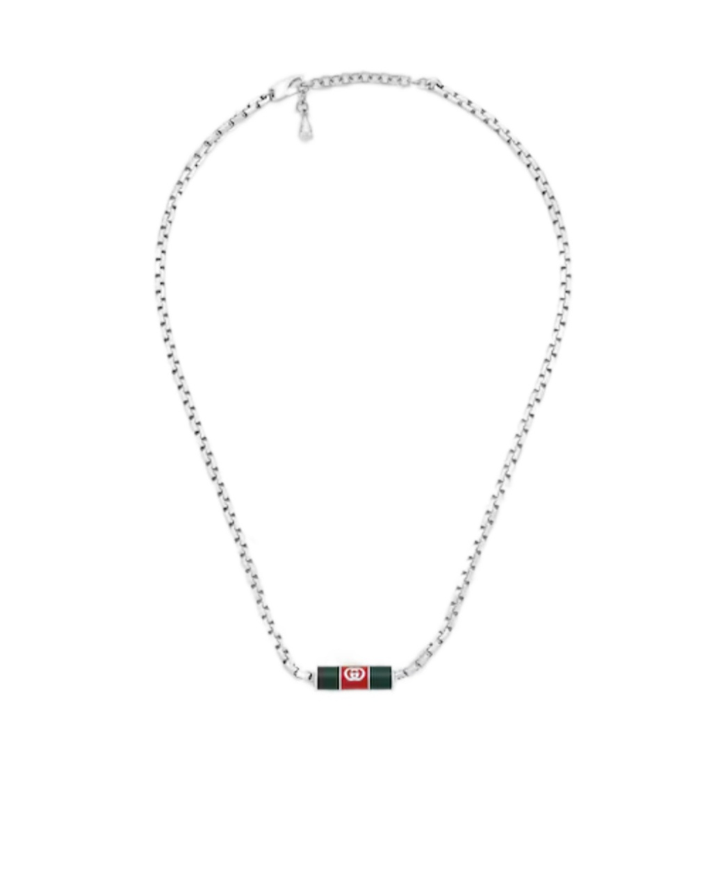 Gucci Necklace With Web Detail In Metallic