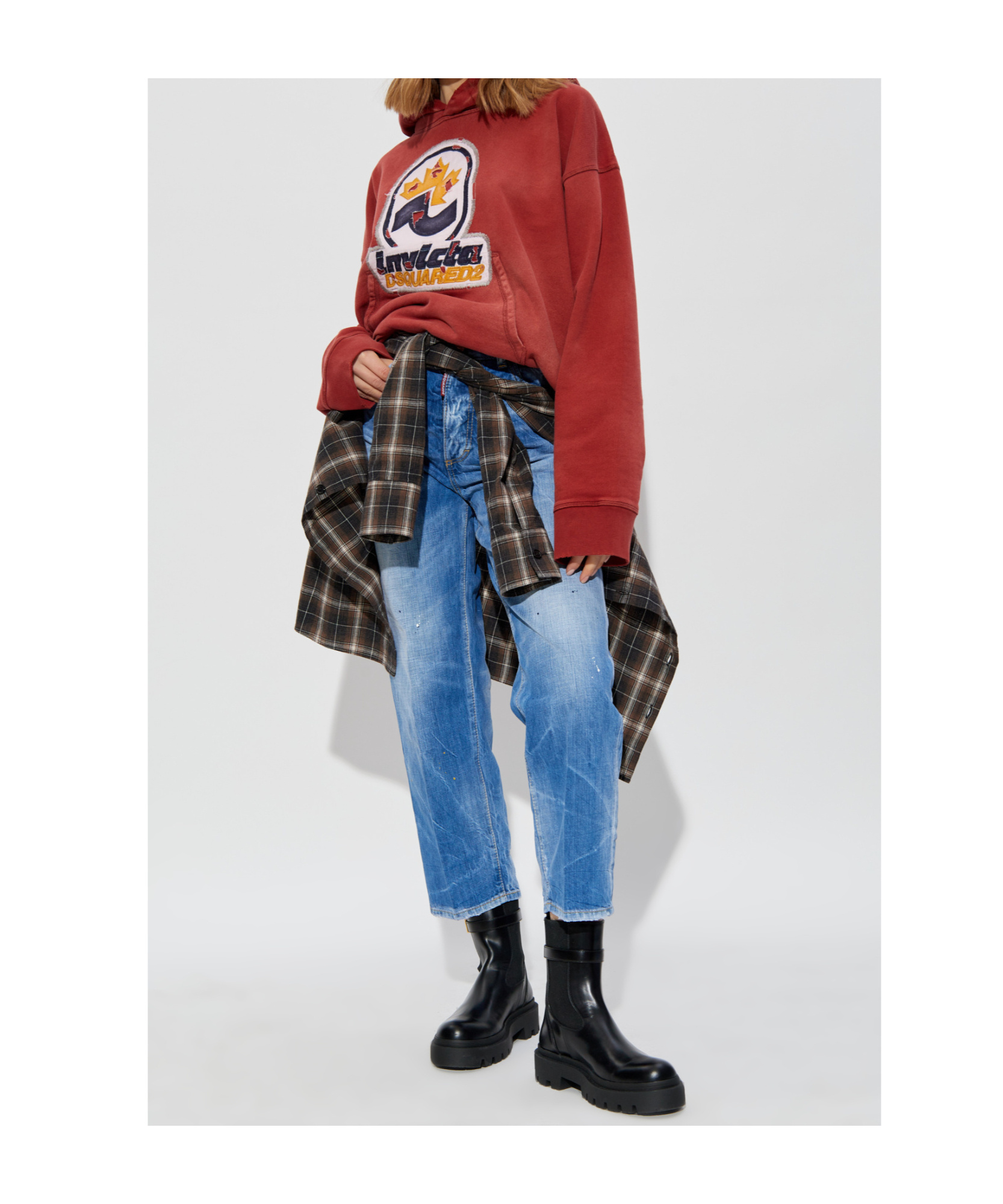 Shop Dsquared2 Kawaii Jeans In Blue