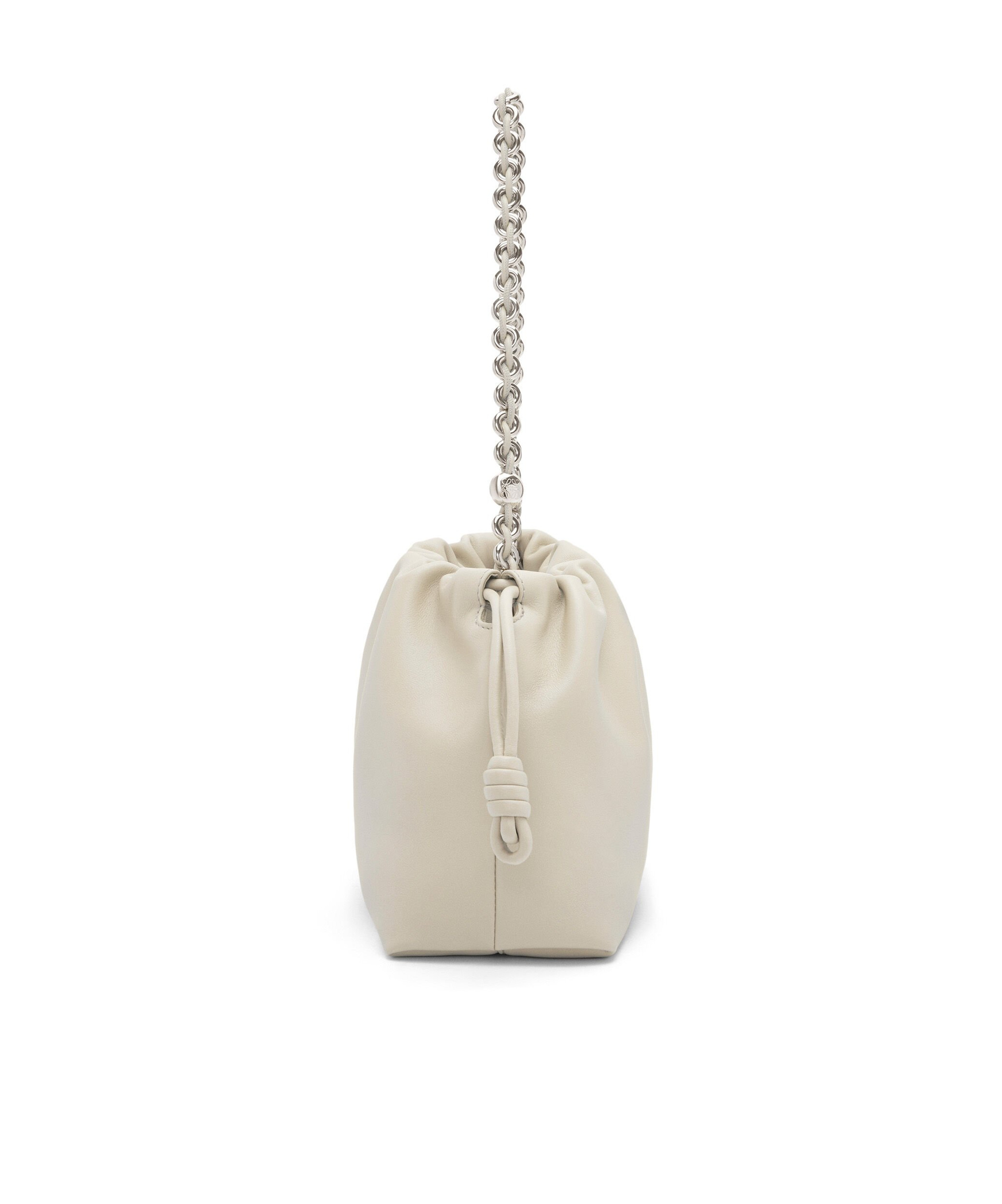 Loewe Flamenco Medium Drawstring Shoulder Bag In Neutral