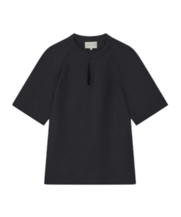 Shop Loulou Studio Zeus Silk Blouse In Black