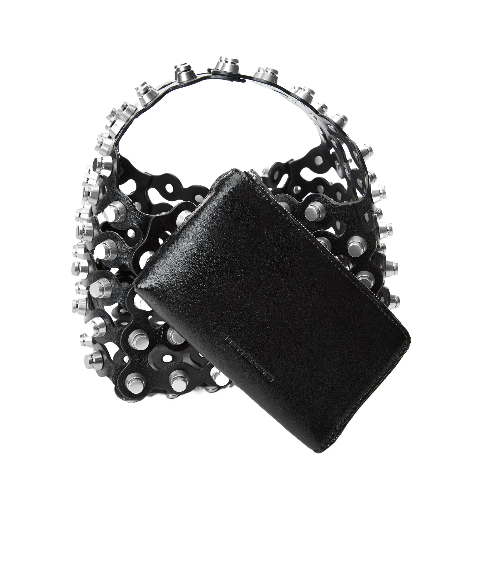 Alexander Wang Rex Small Nappa Leather Bag In In Black