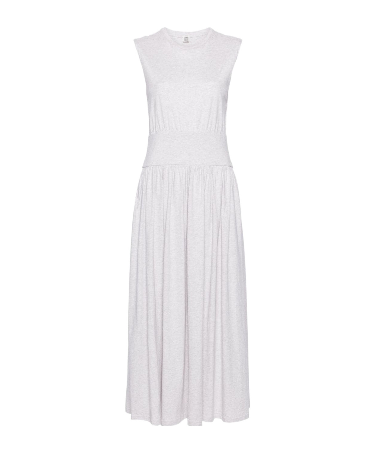 Totême Toteme Women Long Sleeveless Cotton Dress In Multi