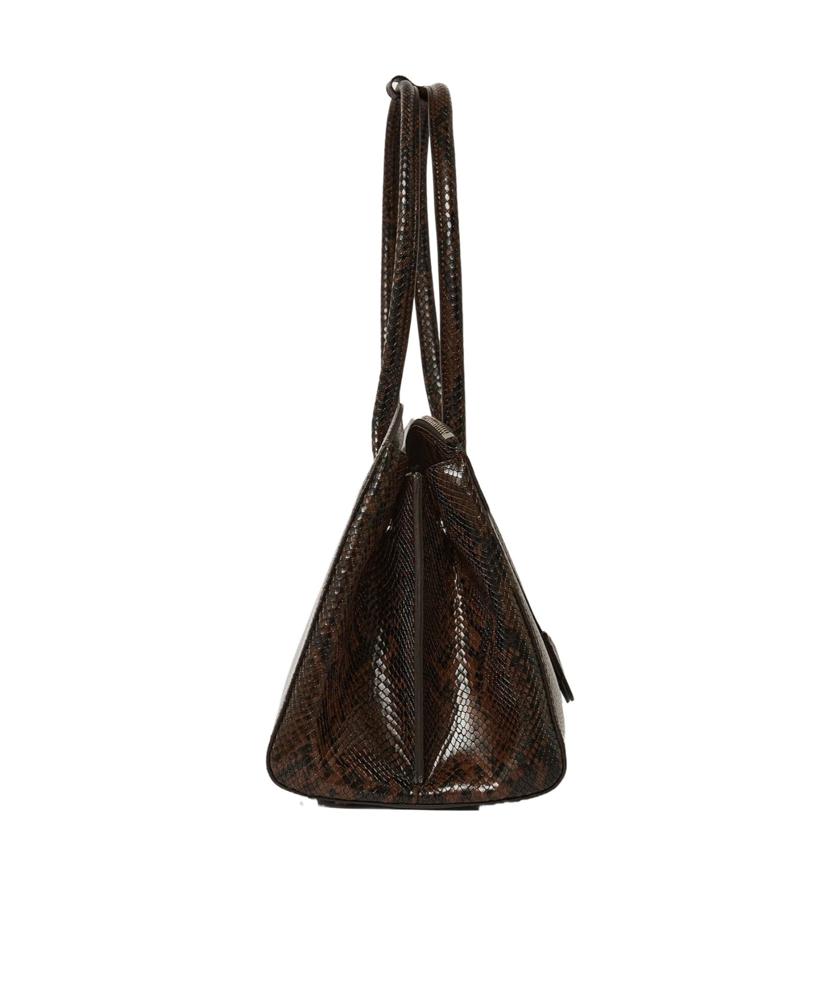 Stella Mccartney Double Handle Handbag In Brown