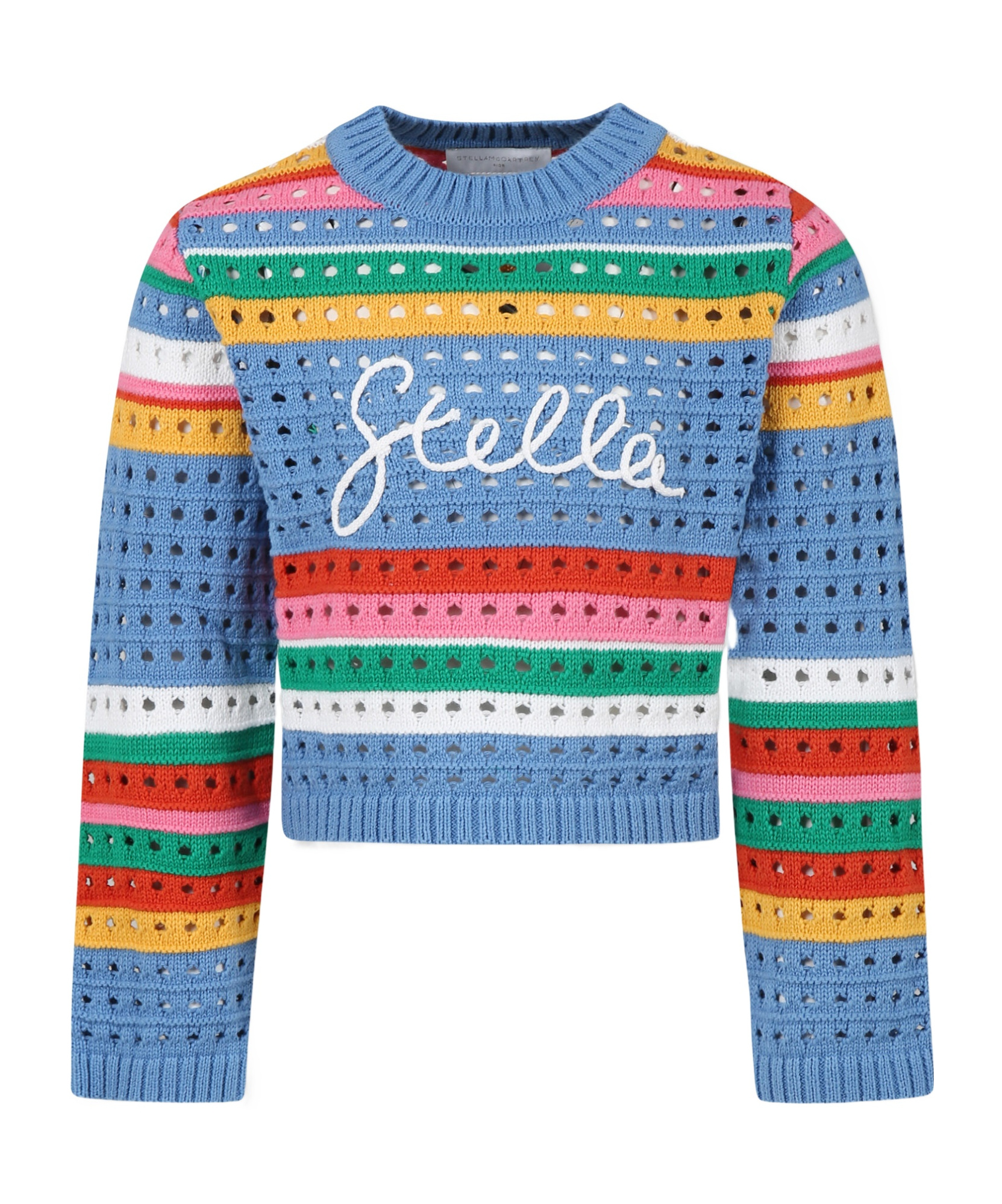 Stella Mccartney Long-sleeved Sweater In Multi