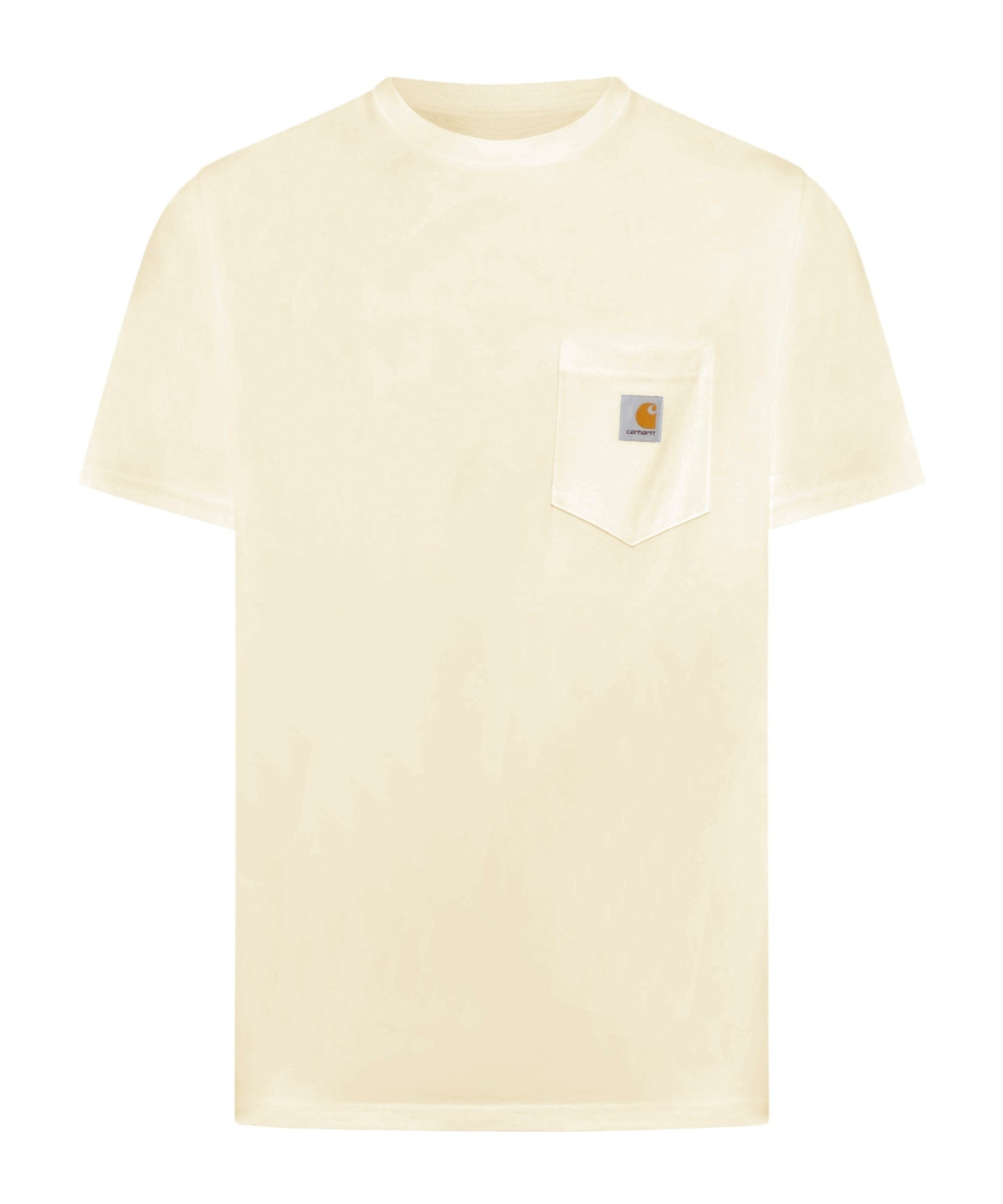 Carhartt Wip Pocket Short Sleeved T Shirt Beige In White