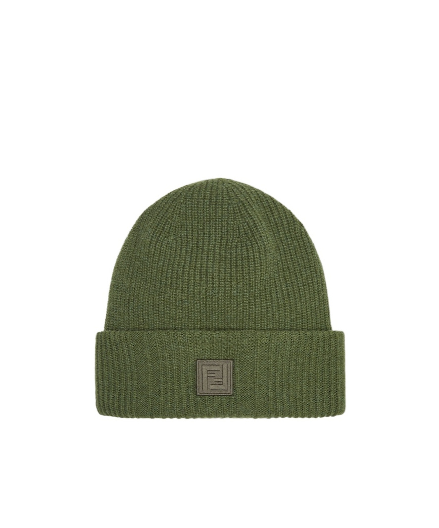 Fendi Rimless Cap In Green