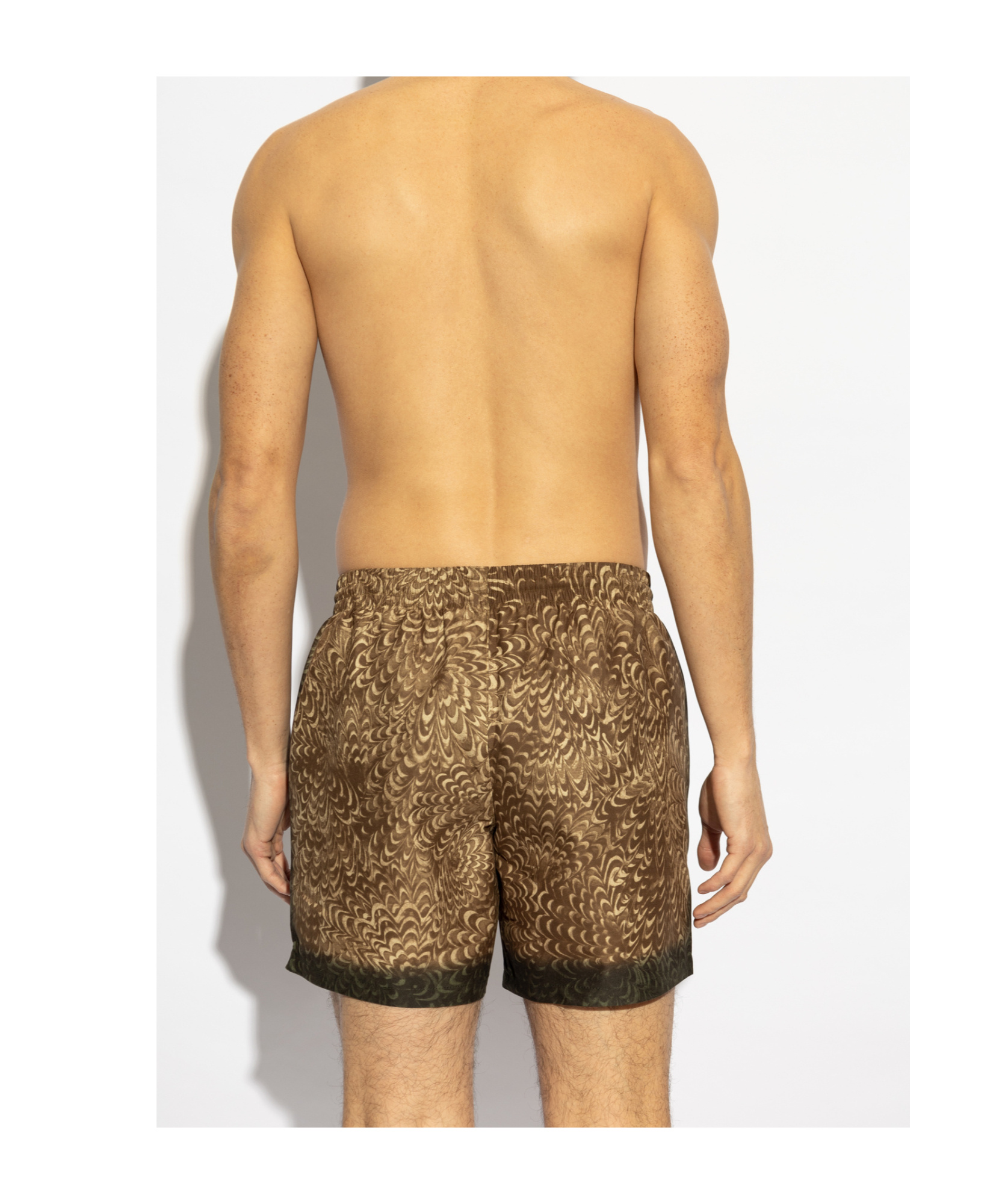 Dries Van Noten Boxer Swimsuit In Ocr