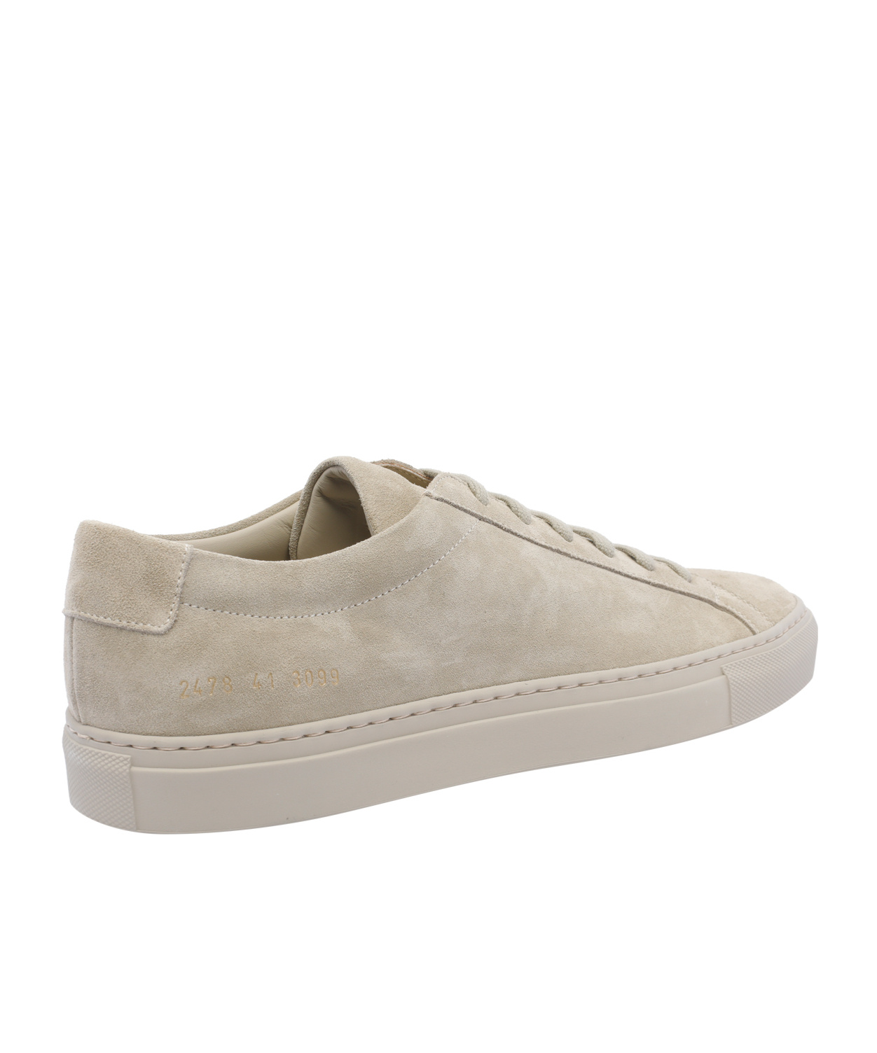 Common Projects Achilles Suede Sneakers In Nude